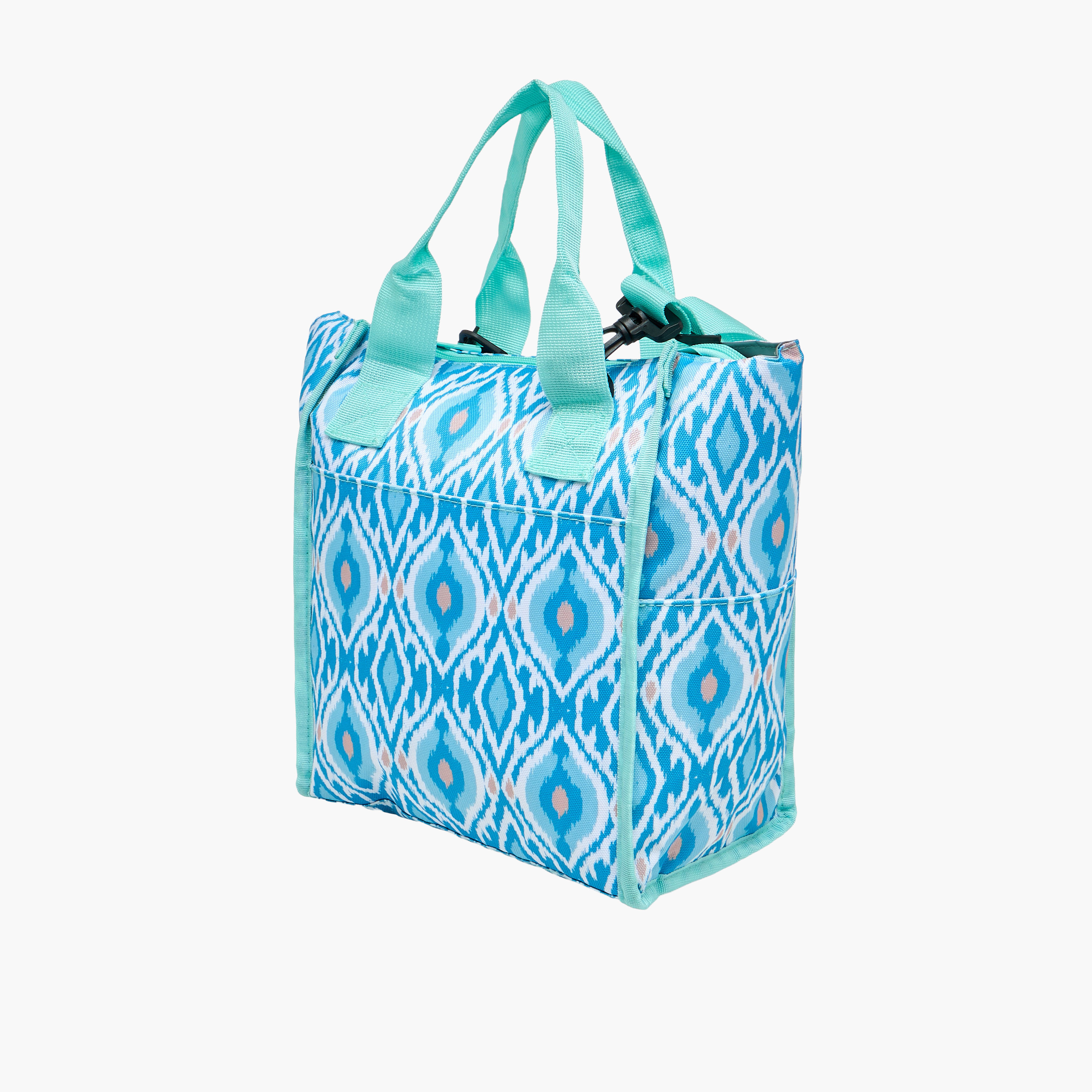 Geometric Print Lunch Bag with Zip Closure-school-lunchessentials-lunchbags-image-7