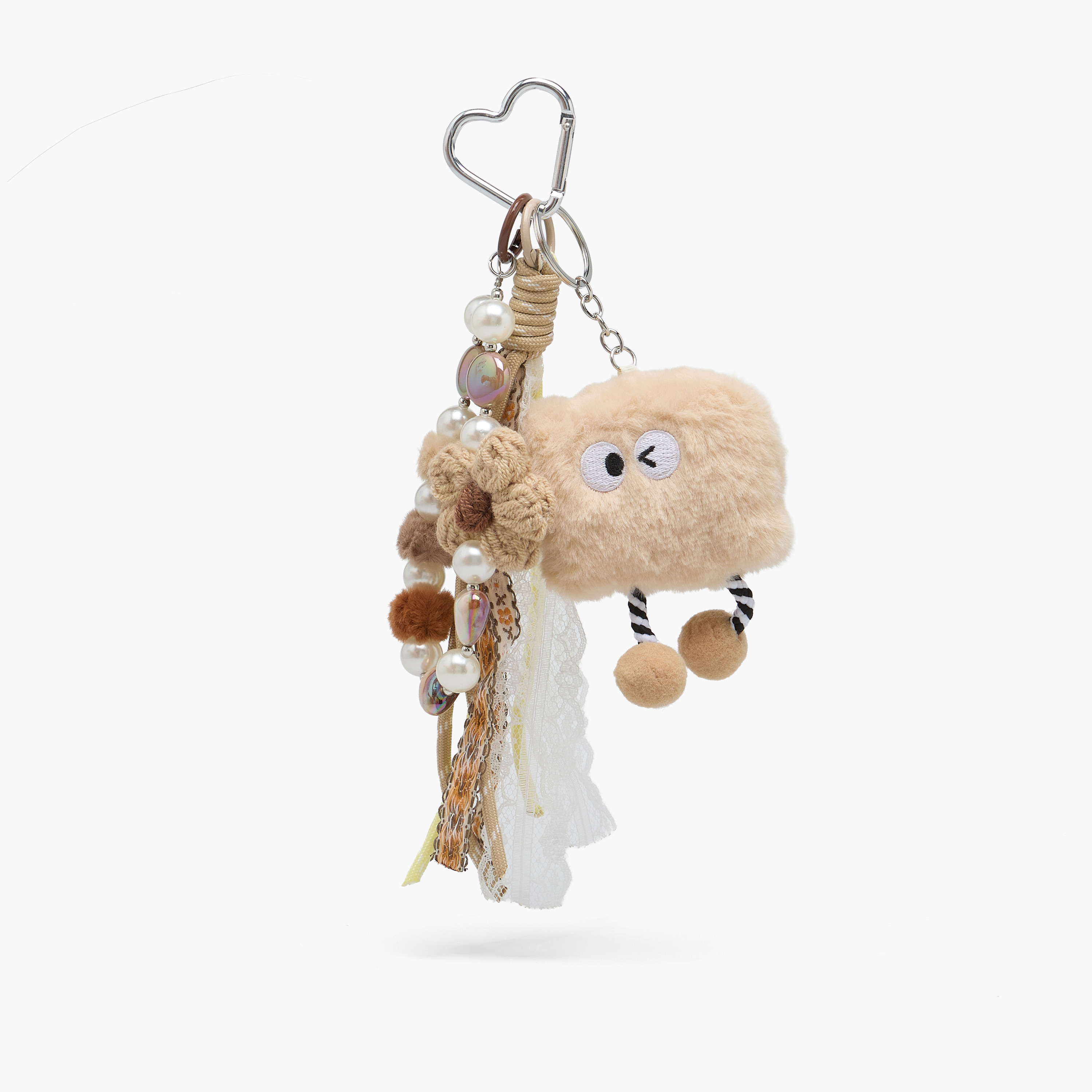 Plush DIY Bag Charm with Rope-girls-accessories-keyringsandbagcharms-image-1