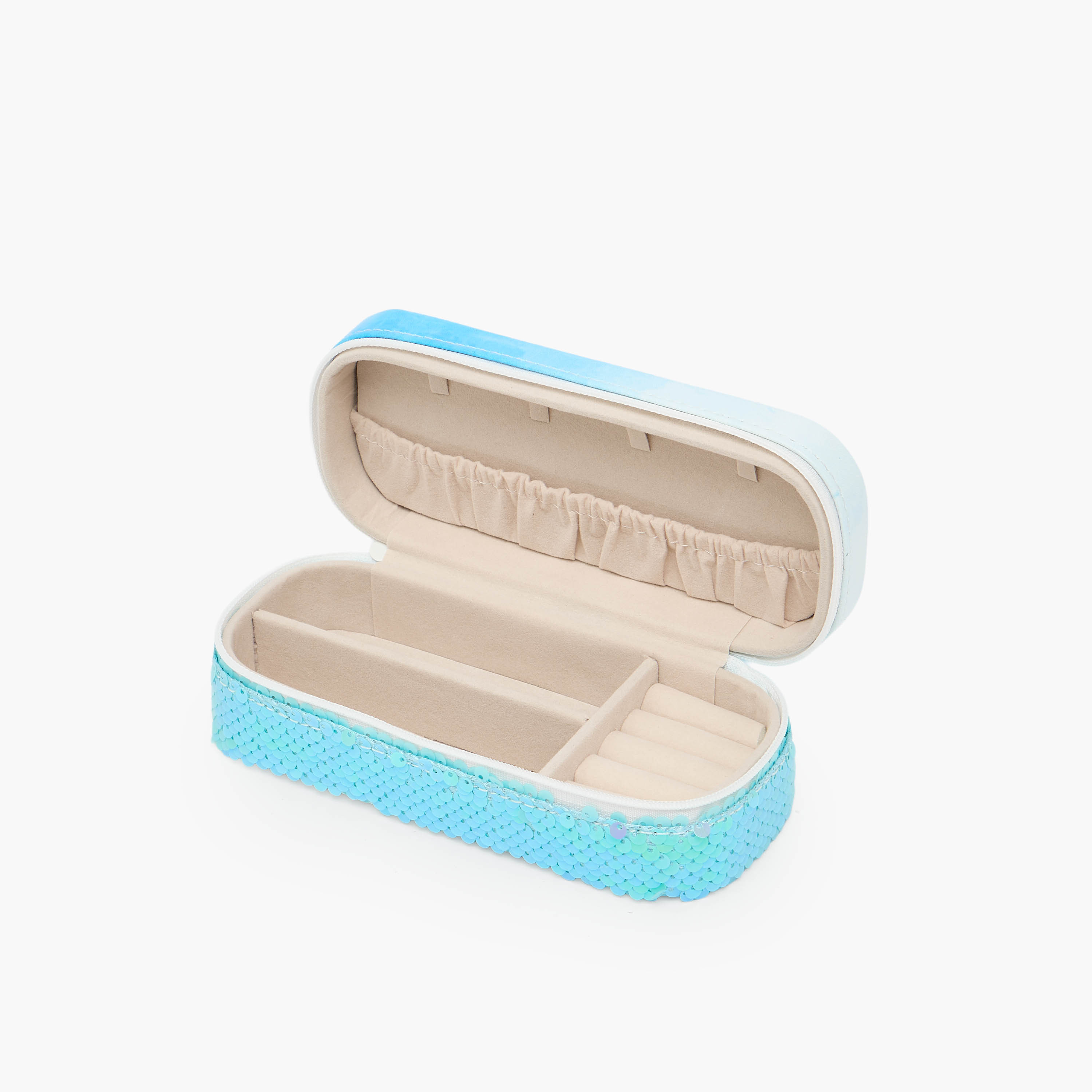 Findz Jewellery Organiser with Mermaid Sequin Embellishments - 18x8x6 cms-women-watchesandjewellery-jewellery-storage-image-6