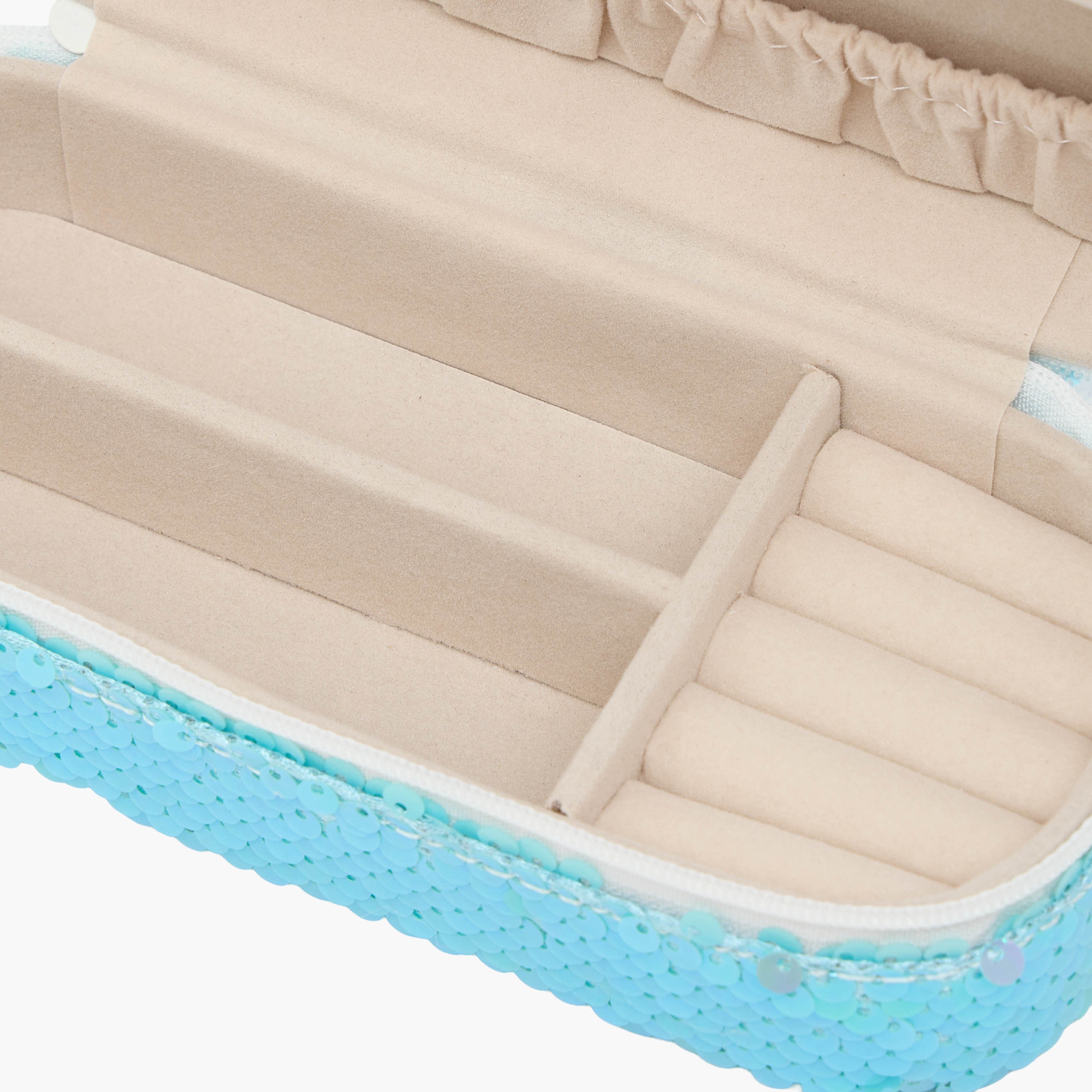 Findz Jewellery Organiser with Mermaid Sequin Embellishments - 18x8x6 cms-women-watchesandjewellery-jewellery-storage-image-7