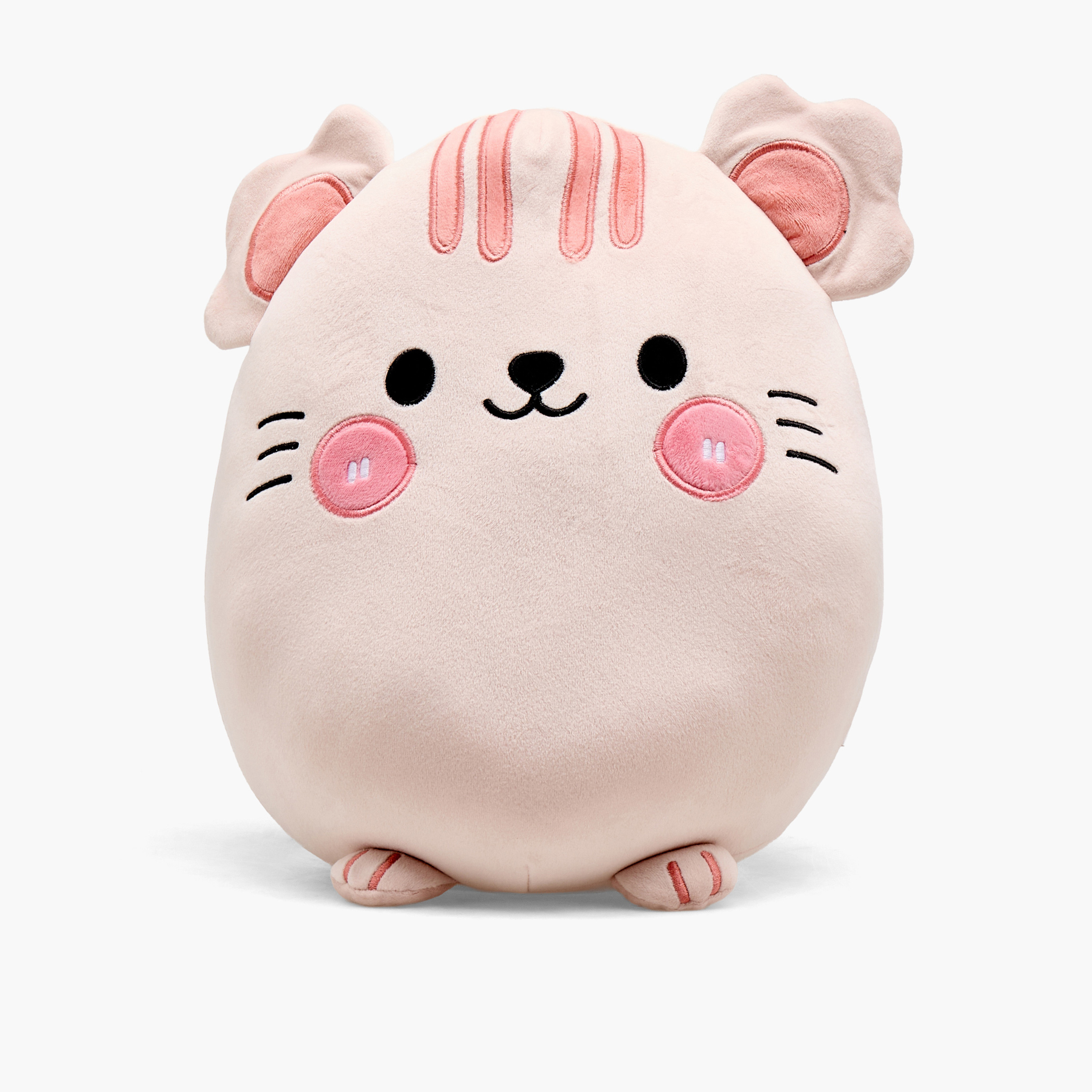 Cat Plush Cushion - 32x35 cms-household-cushionsandthrows-filledcushions-decorativecushions-image-1