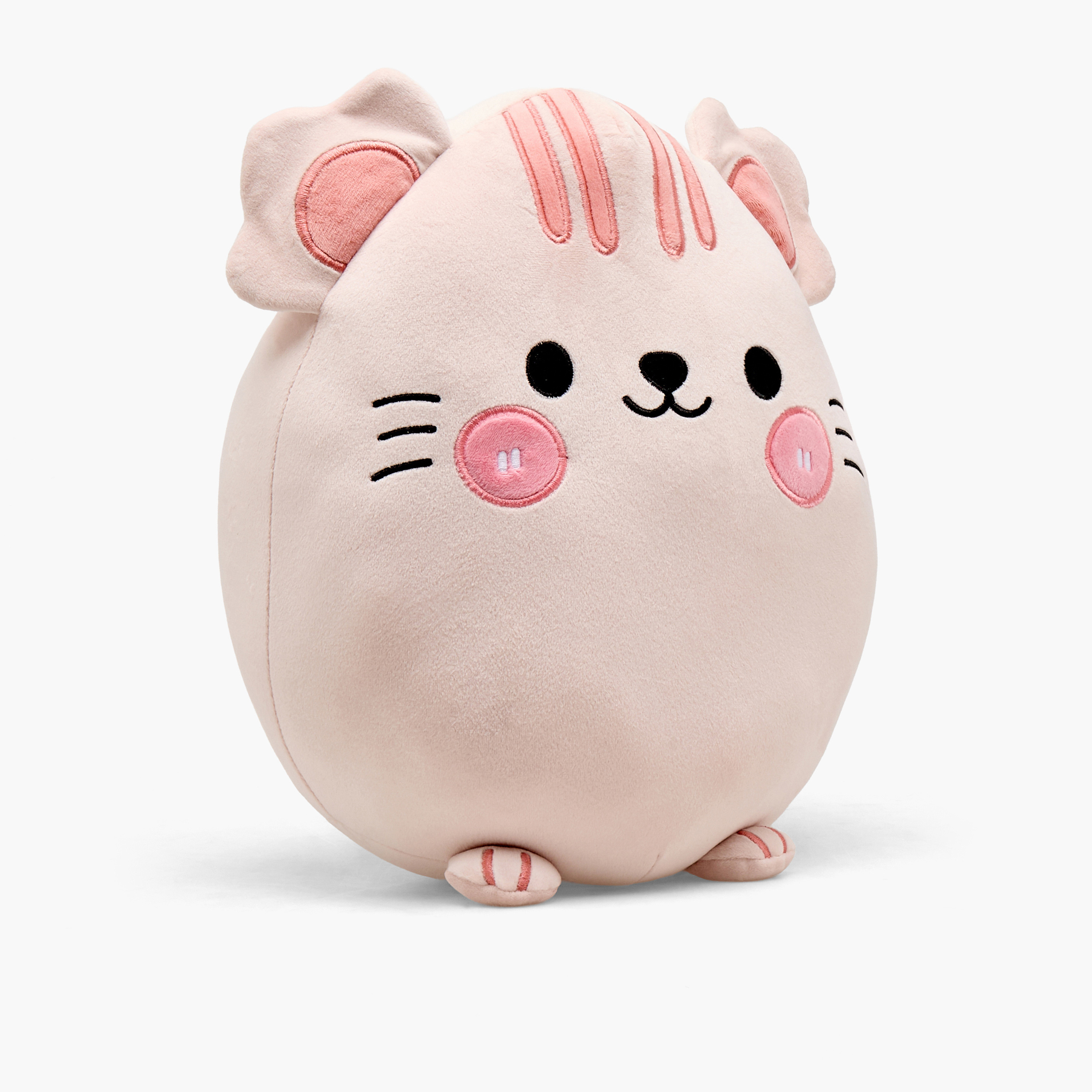 Cat Plush Cushion - 32x35 cms-household-cushionsandthrows-filledcushions-decorativecushions-image-2