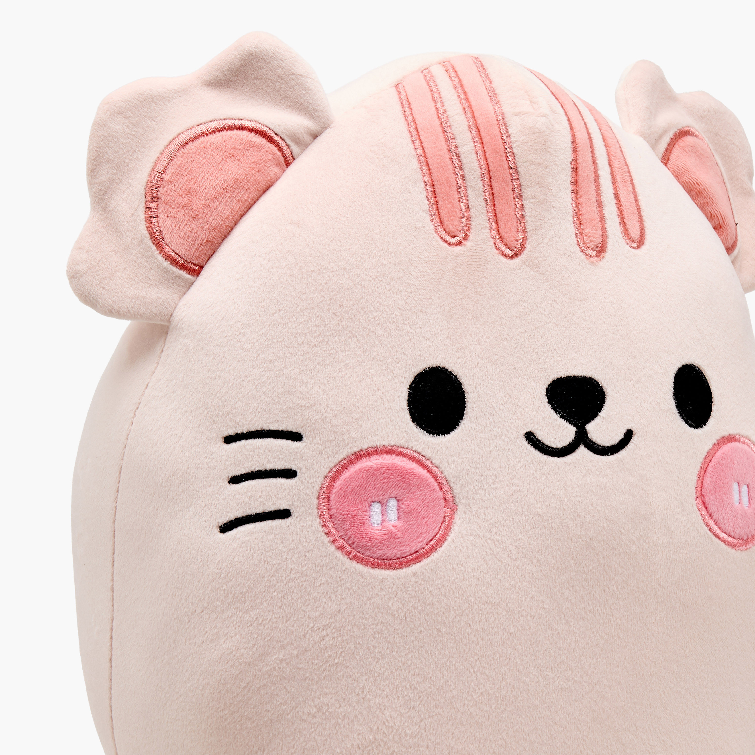 Cat Plush Cushion - 32x35 cms-household-cushionsandthrows-filledcushions-decorativecushions-image-4