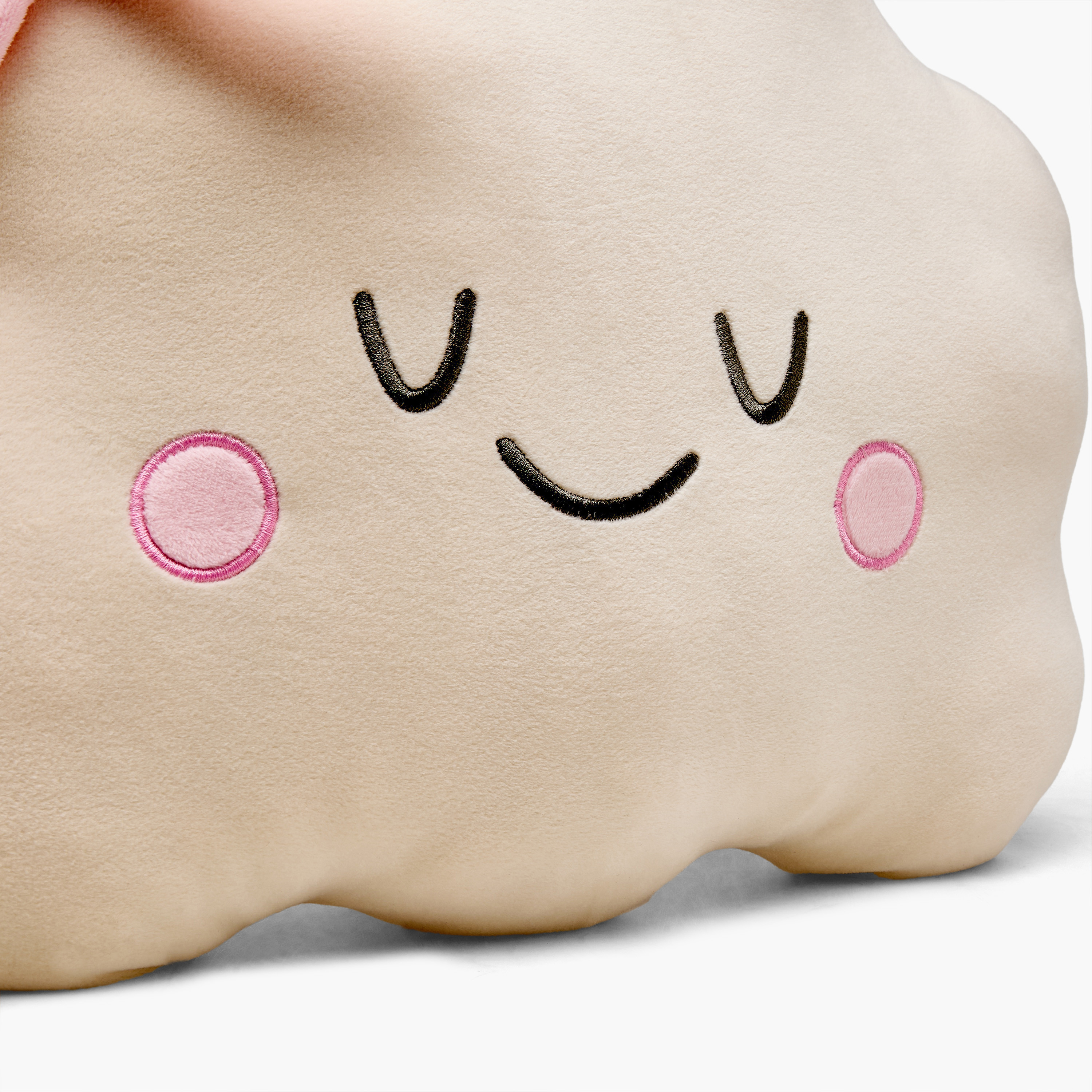 Cloud Cushion with Bow Accent - 38x30 cms-household-cushionsandthrows-filledcushions-decorativecushions-image-5