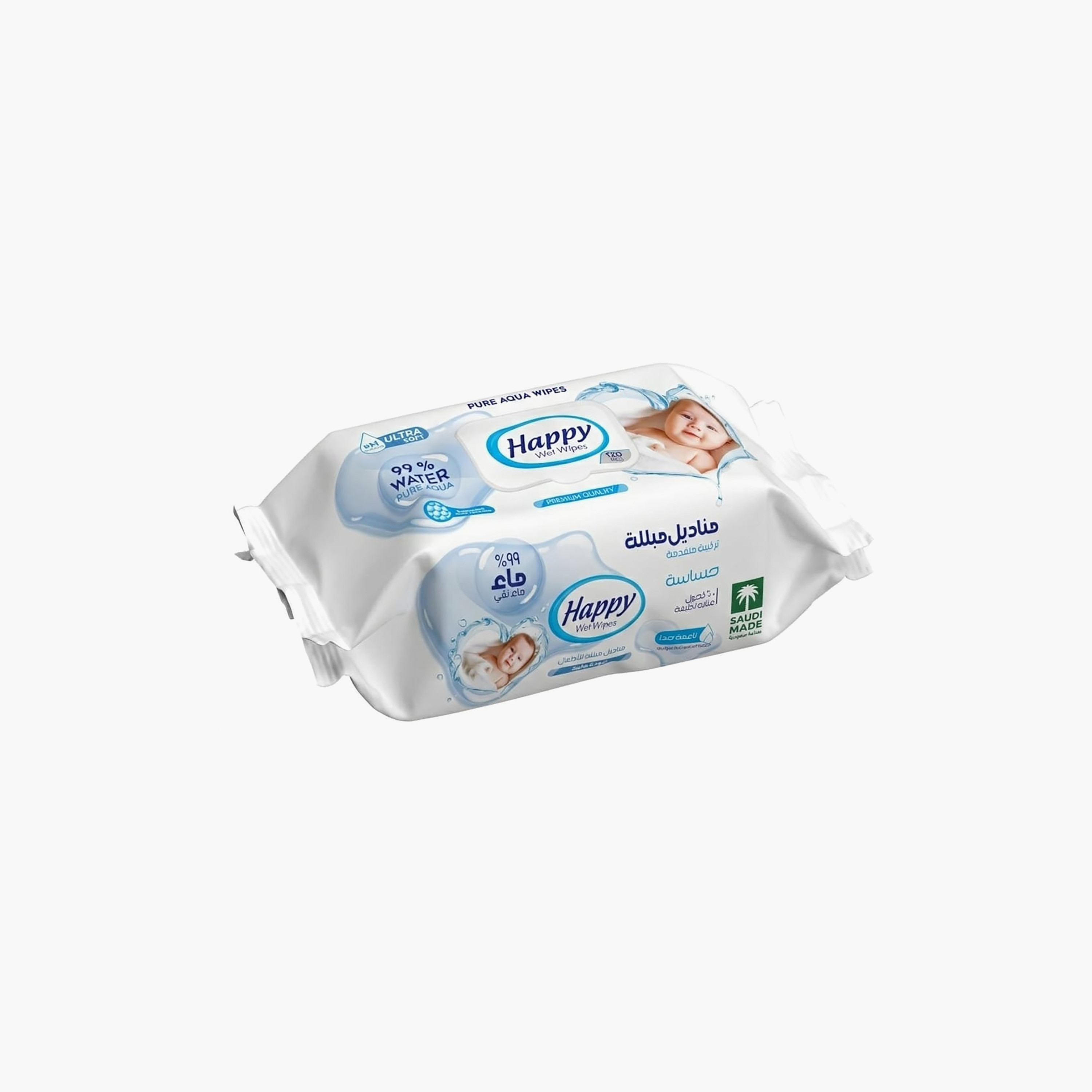 Happy 720-Piece Pure Aqua Wet Wipes Promotion Box-baby-diapering-babywipes-image-3