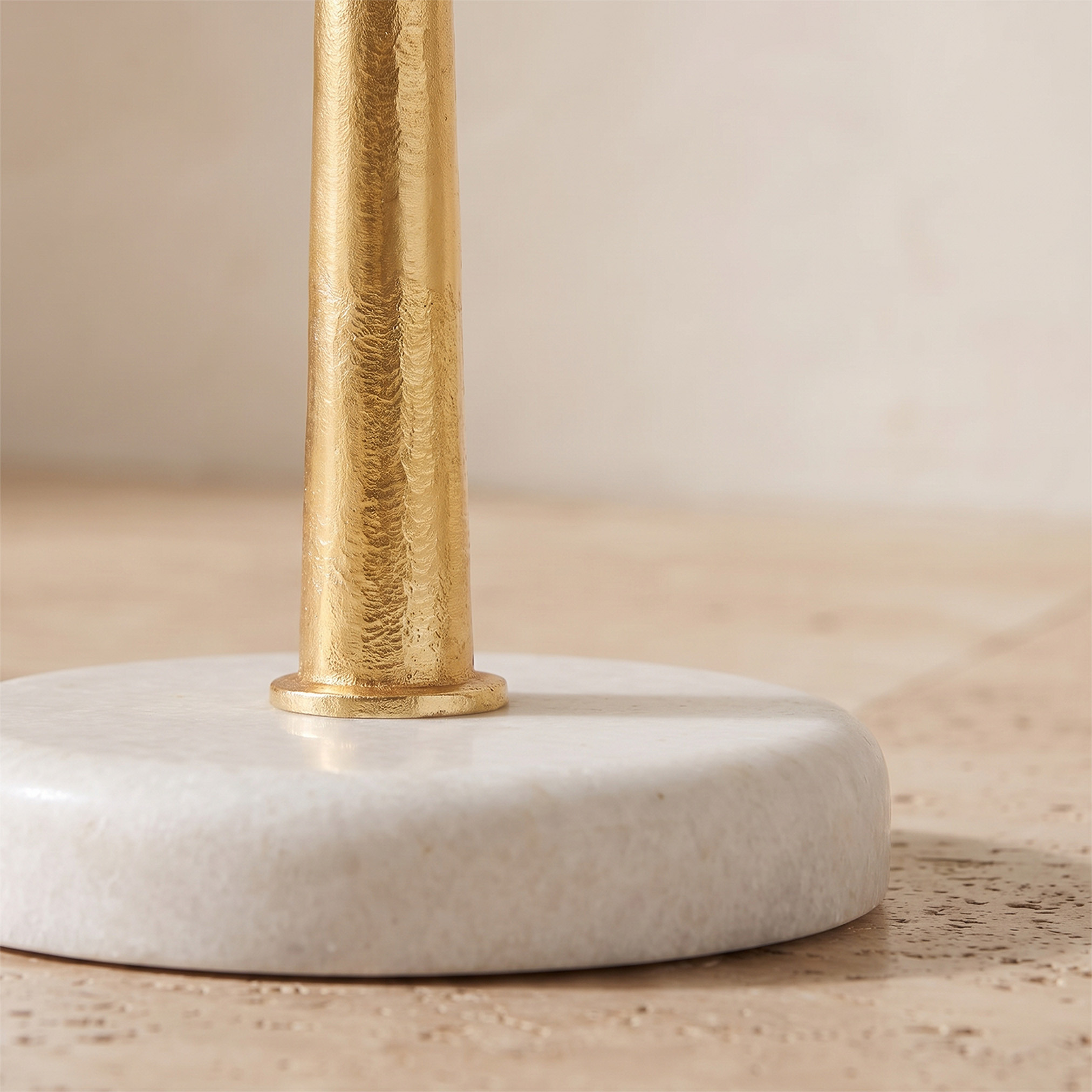 Marble Top Accent Table - 55x30 cm-furniture-livingroom-sideandendtables-image-3