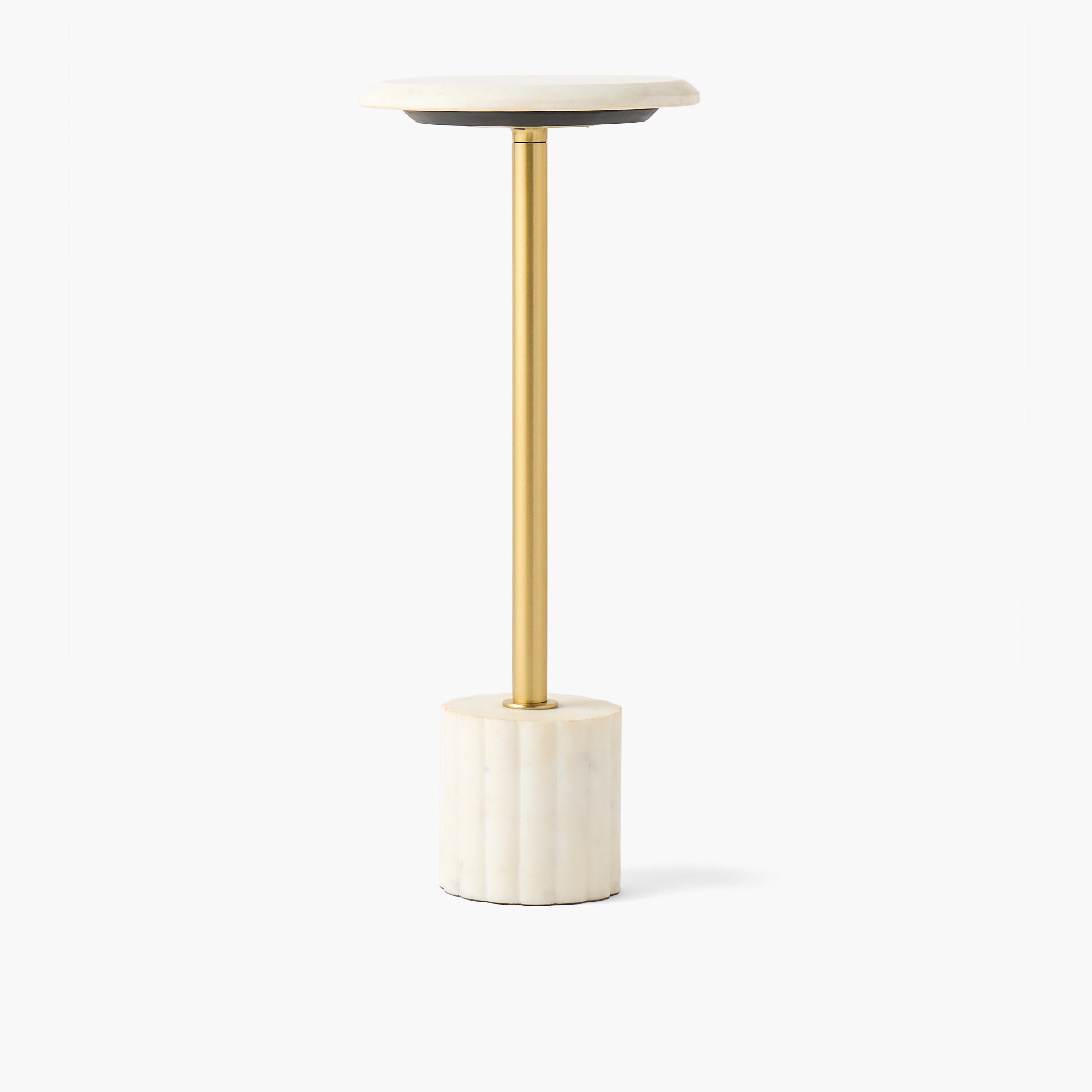 Marble Top Accent Table - 57x24 cm-furniture-livingroom-sideandendtables-image-1