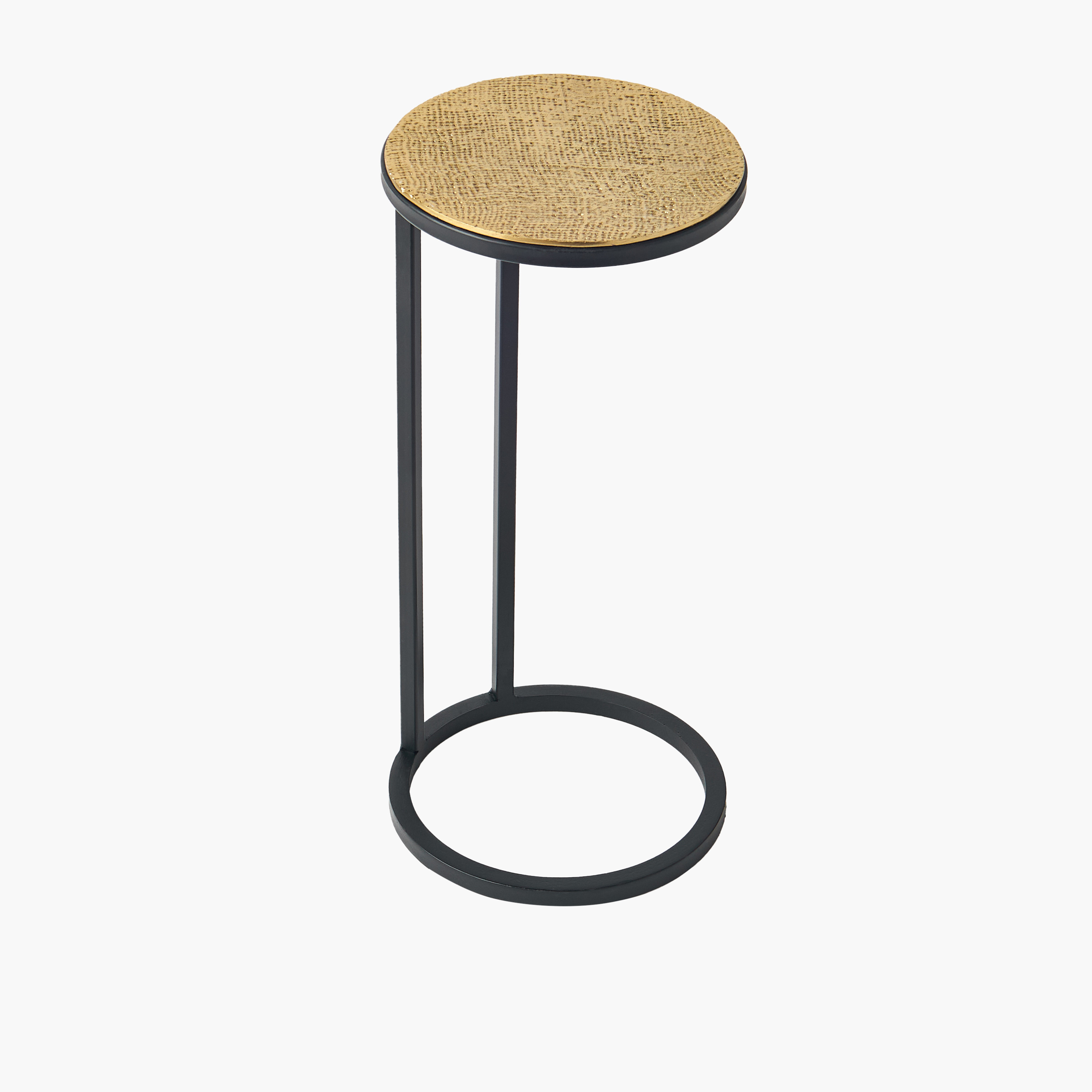 Metal Top Side Table with Pedestal Base - 58 cms-furniture-livingroom-sideandendtables-image-1