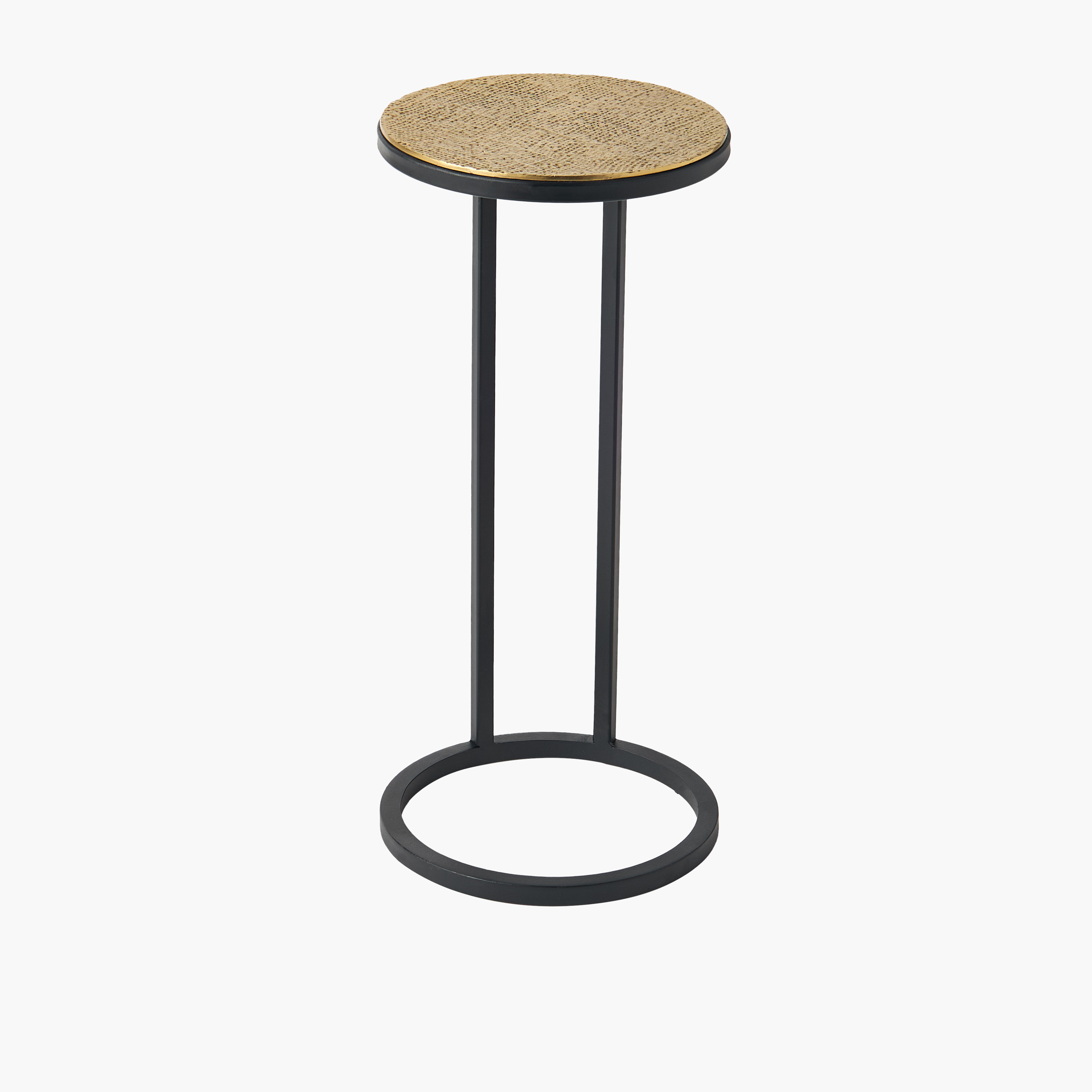 Metal Top Side Table with Pedestal Base - 58 cms-furniture-livingroom-sideandendtables-image-2