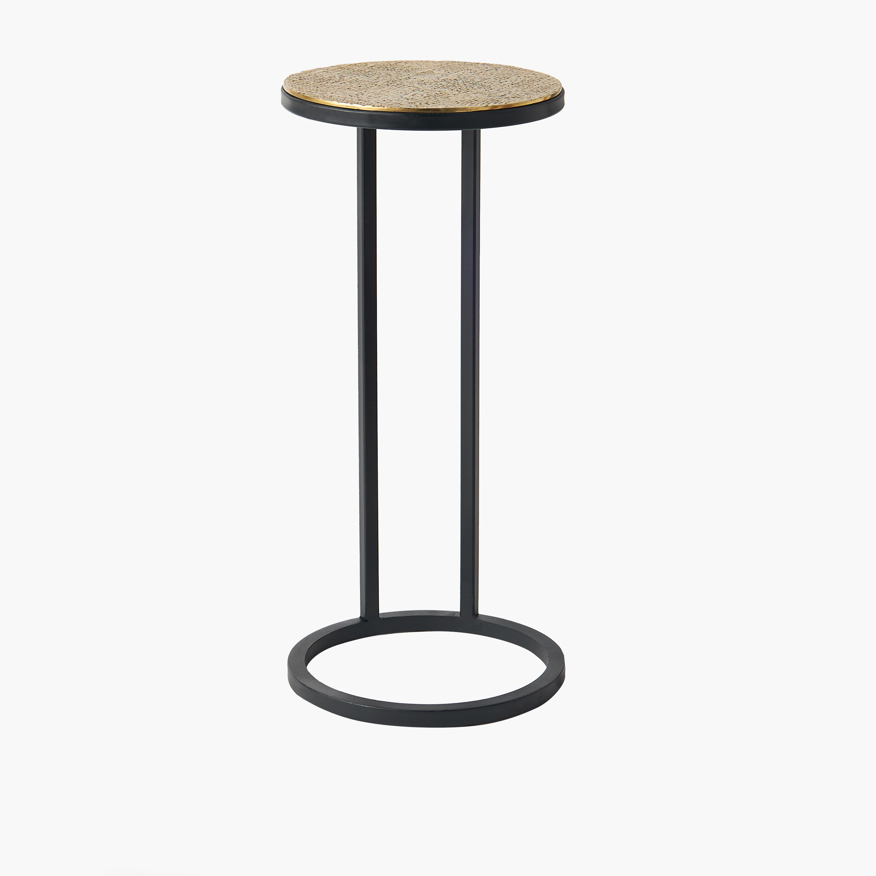 Metal Top Side Table with Pedestal Base - 58 cms-furniture-livingroom-sideandendtables-image-5
