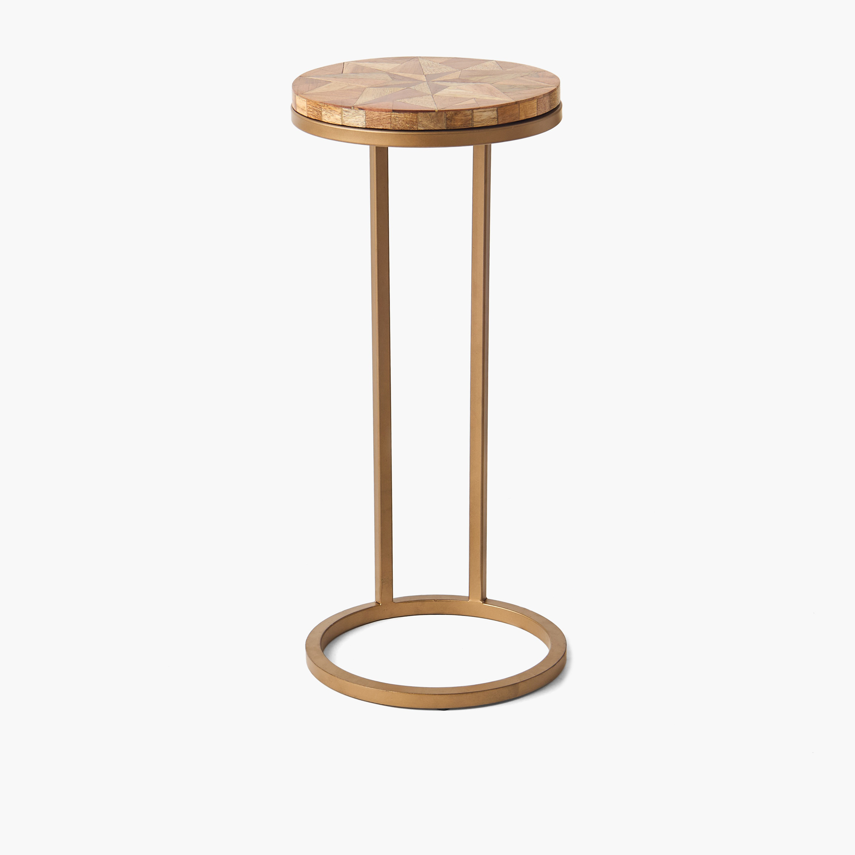 Metal Top Side Table with Pedestal Base - 63 cms-furniture-livingroom-sideandendtables-image-5