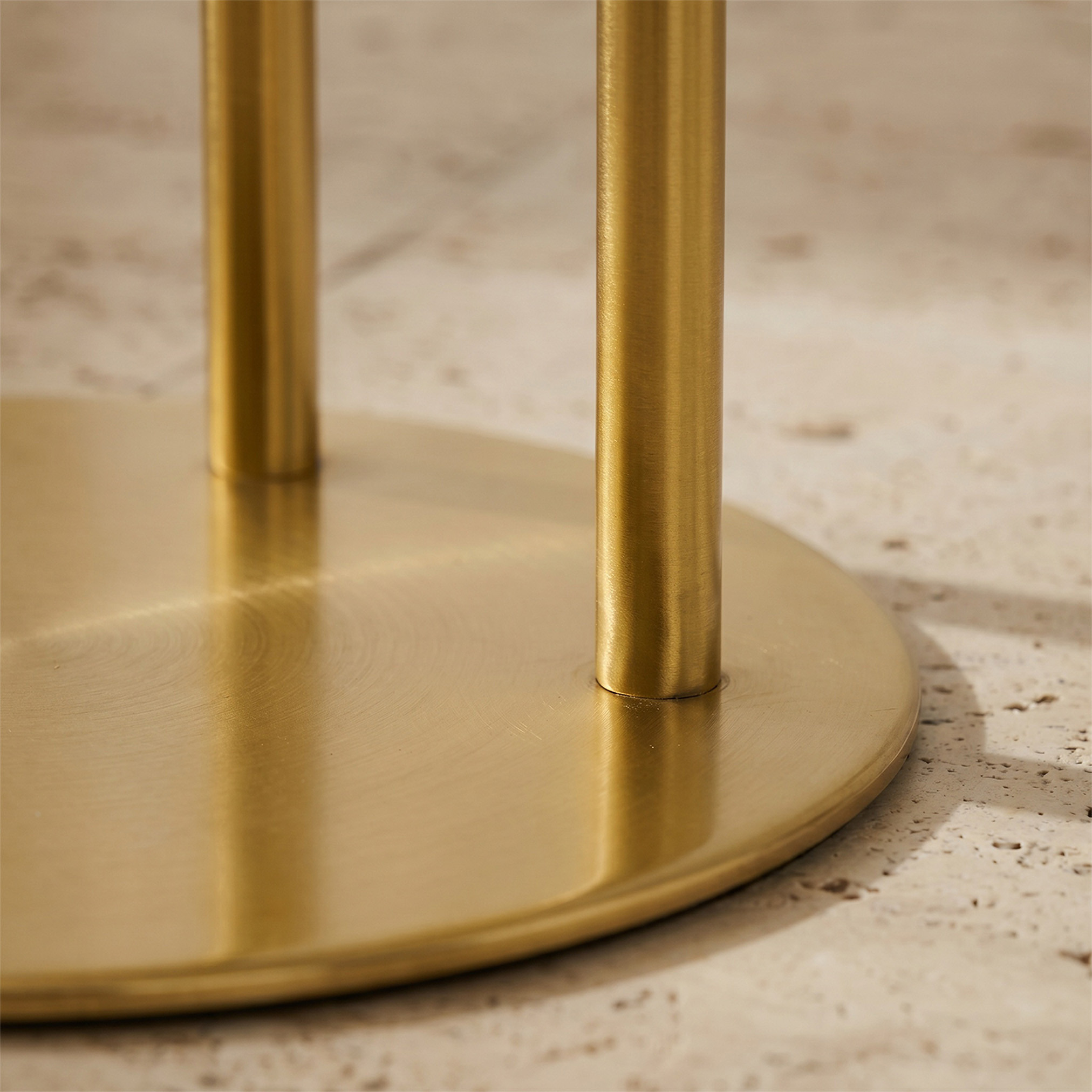 Metal Top Accent Table - 28x25x65 cm-furniture-livingroom-sideandendtables-image-3