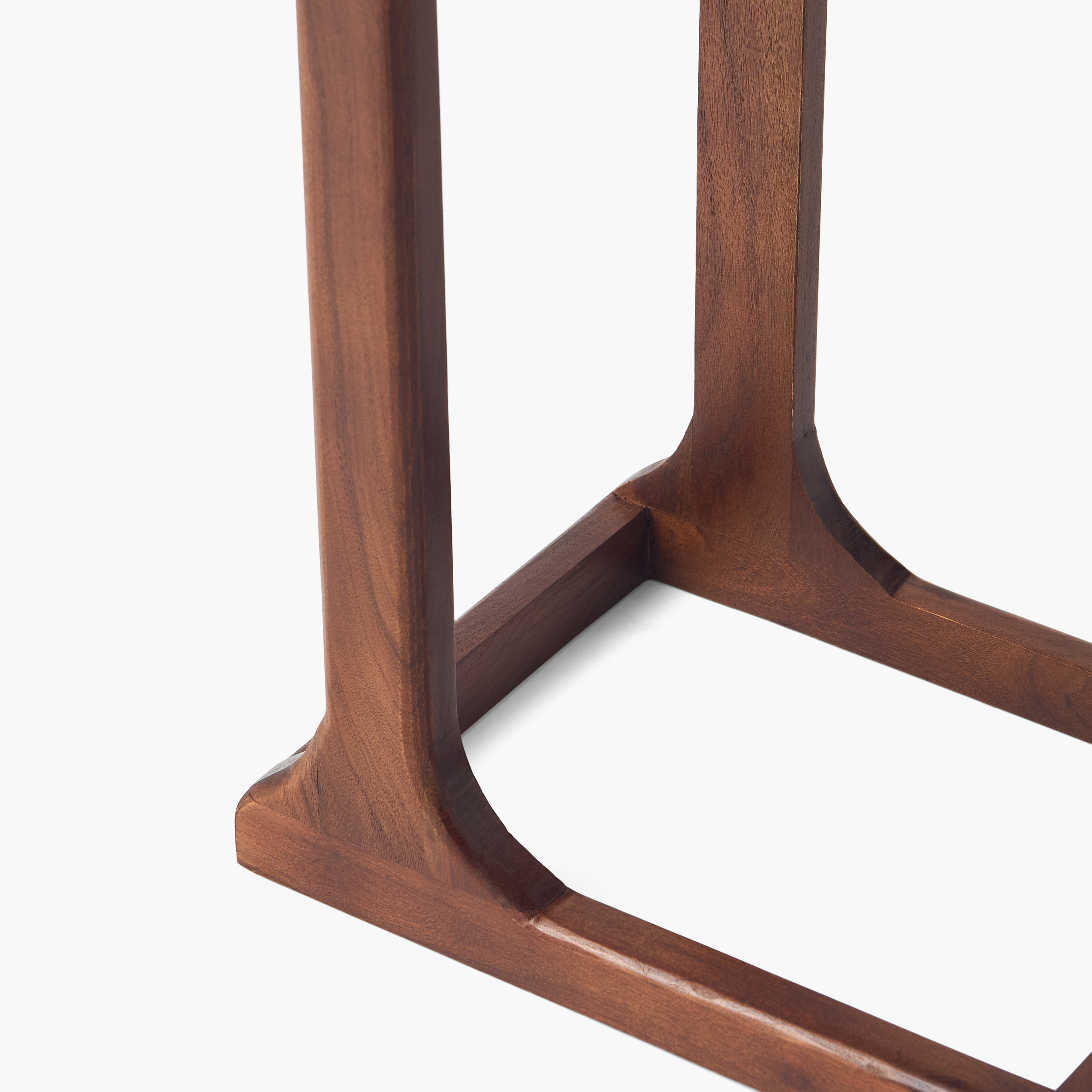 Mango Wood Top Side Table - 41x31x66 cms-furniture-livingroom-sideandendtables-image-4
