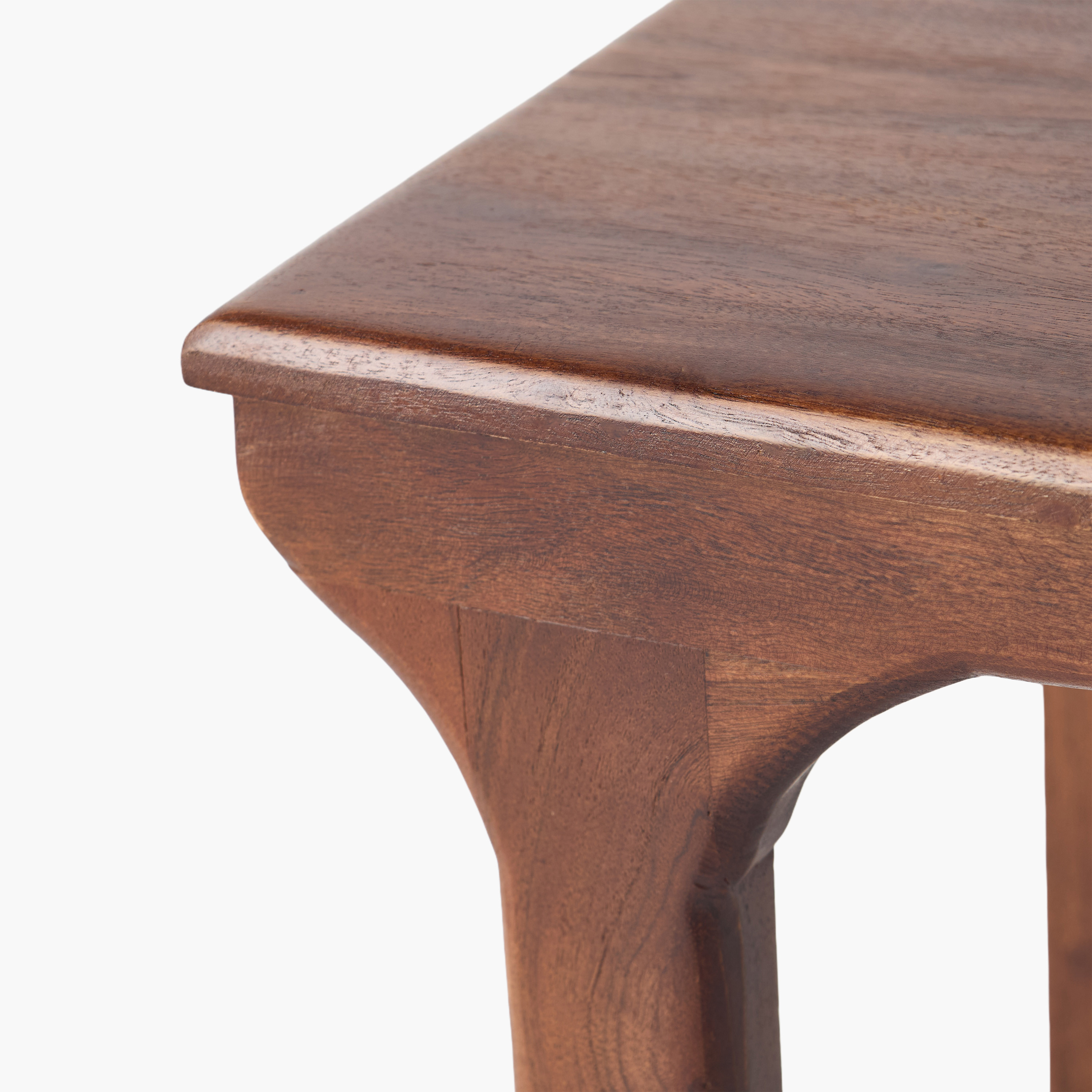 Mango Wood Top Side Table - 41x31x66 cms-furniture-livingroom-sideandendtables-image-5