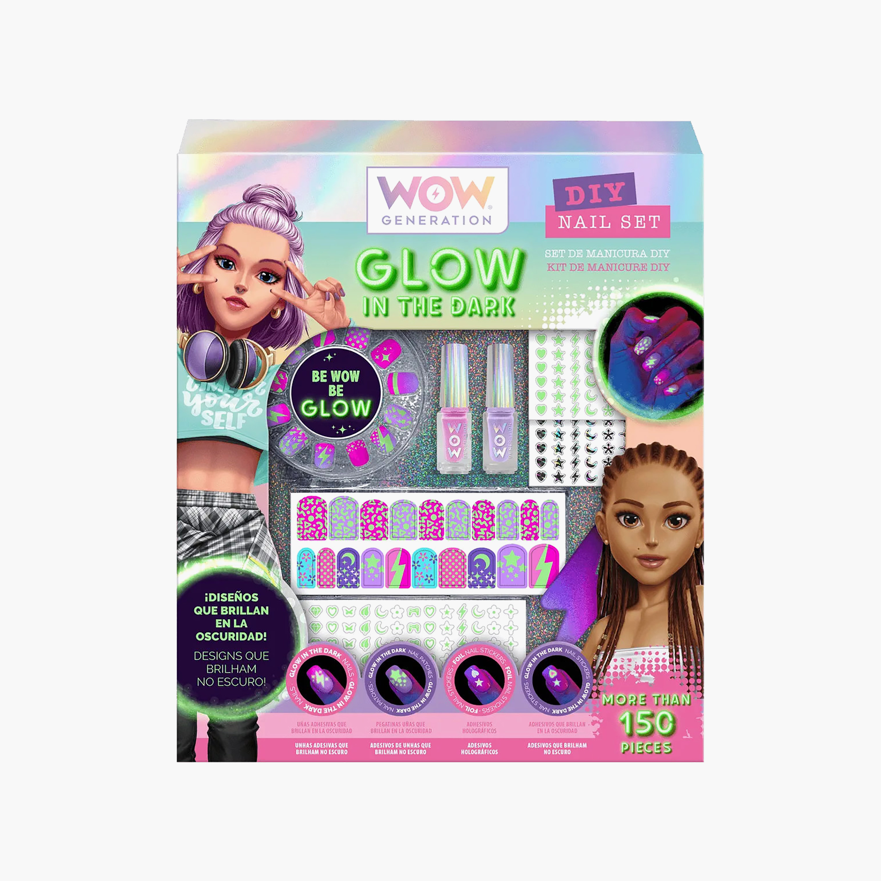 WOW Generation Glow In The Dark DIY Nail Art Set-toys-roleplay-makeupandcosmeticsets-image-2