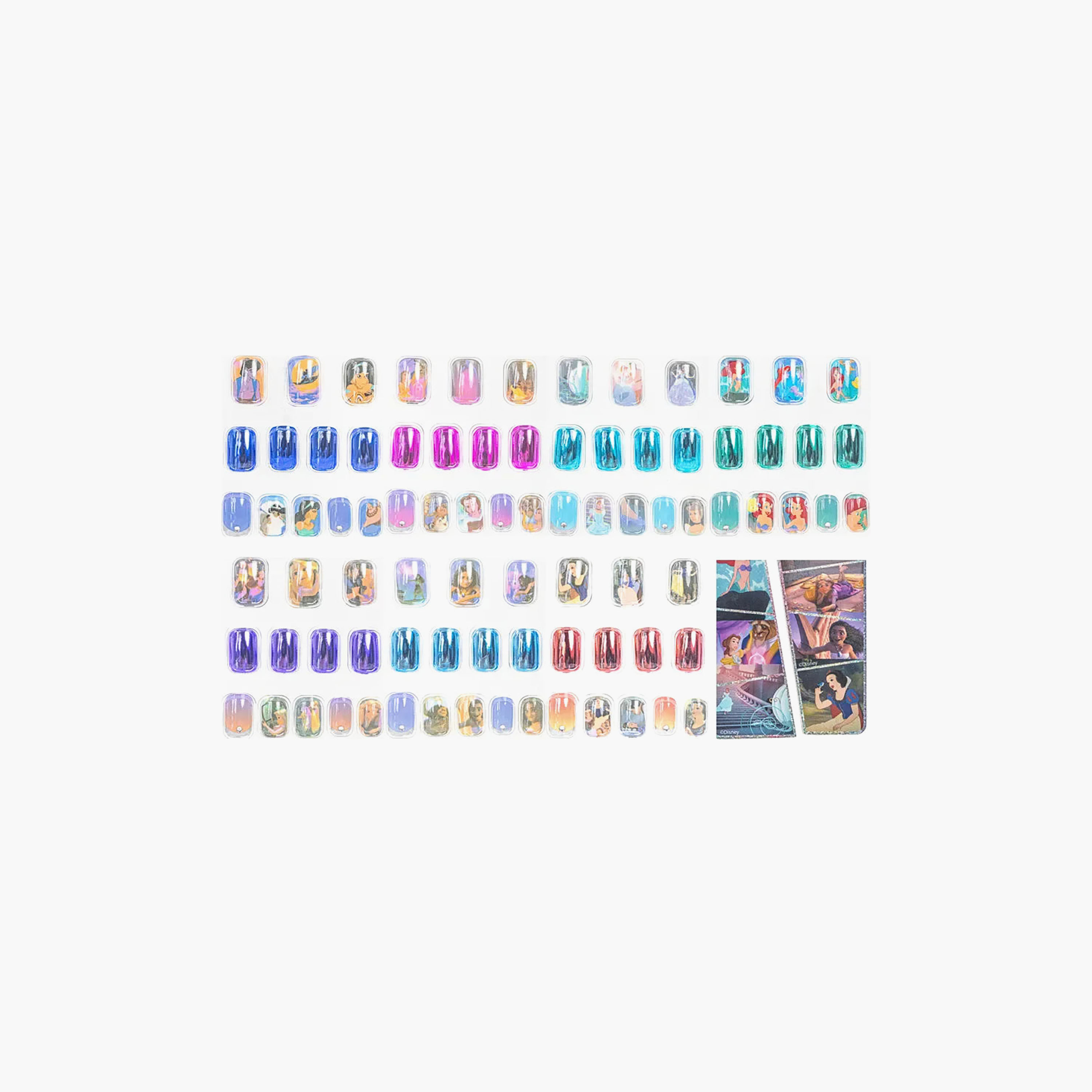 مجموعة أظافر برنسيس للتركيب 84 قطعة من تاونلي-toys-roleplay-makeupandcosmeticsets-image-1