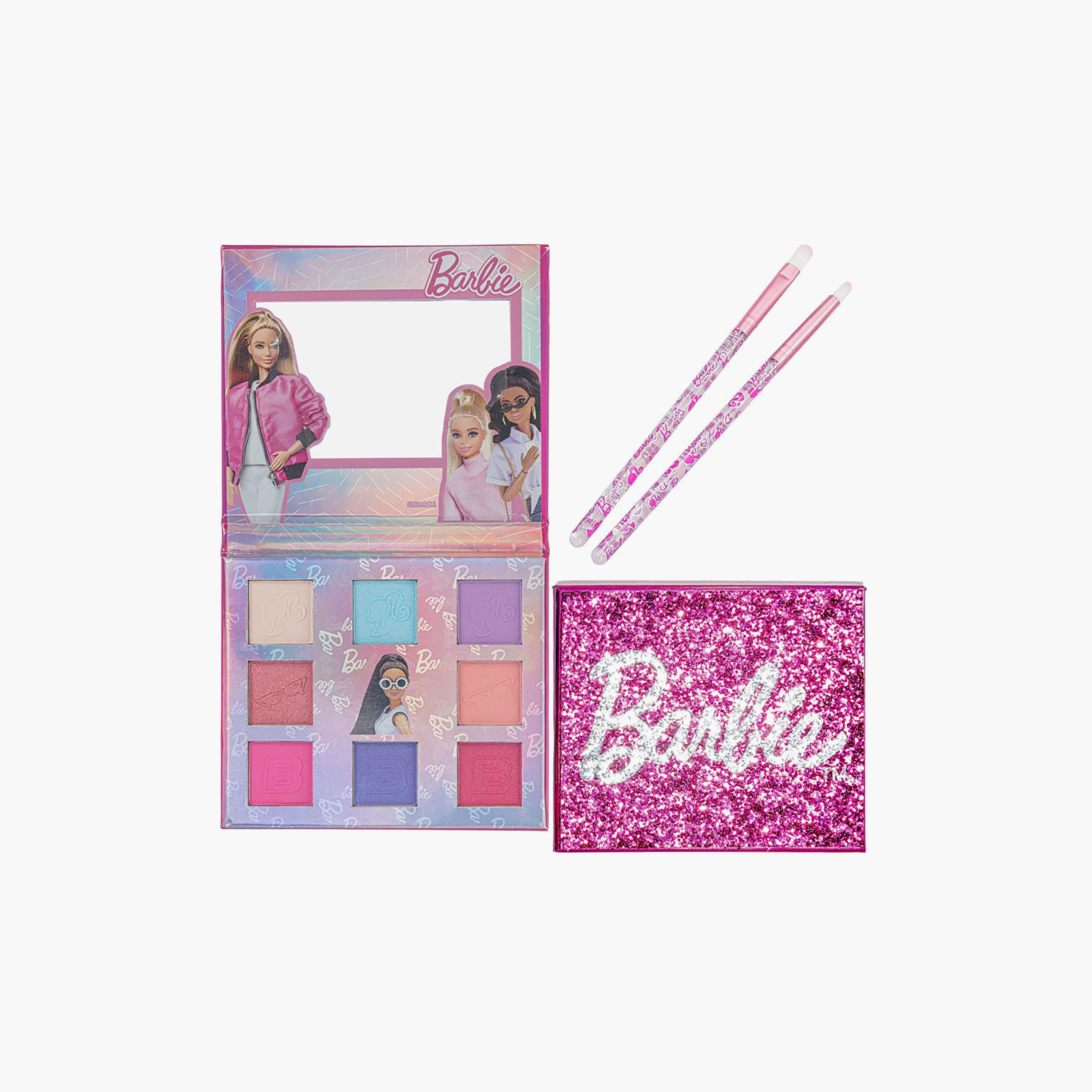 Townley Barbie Eyeshadow Palette Cosmetic Set-toys-roleplay-makeupandcosmeticsets-image-1