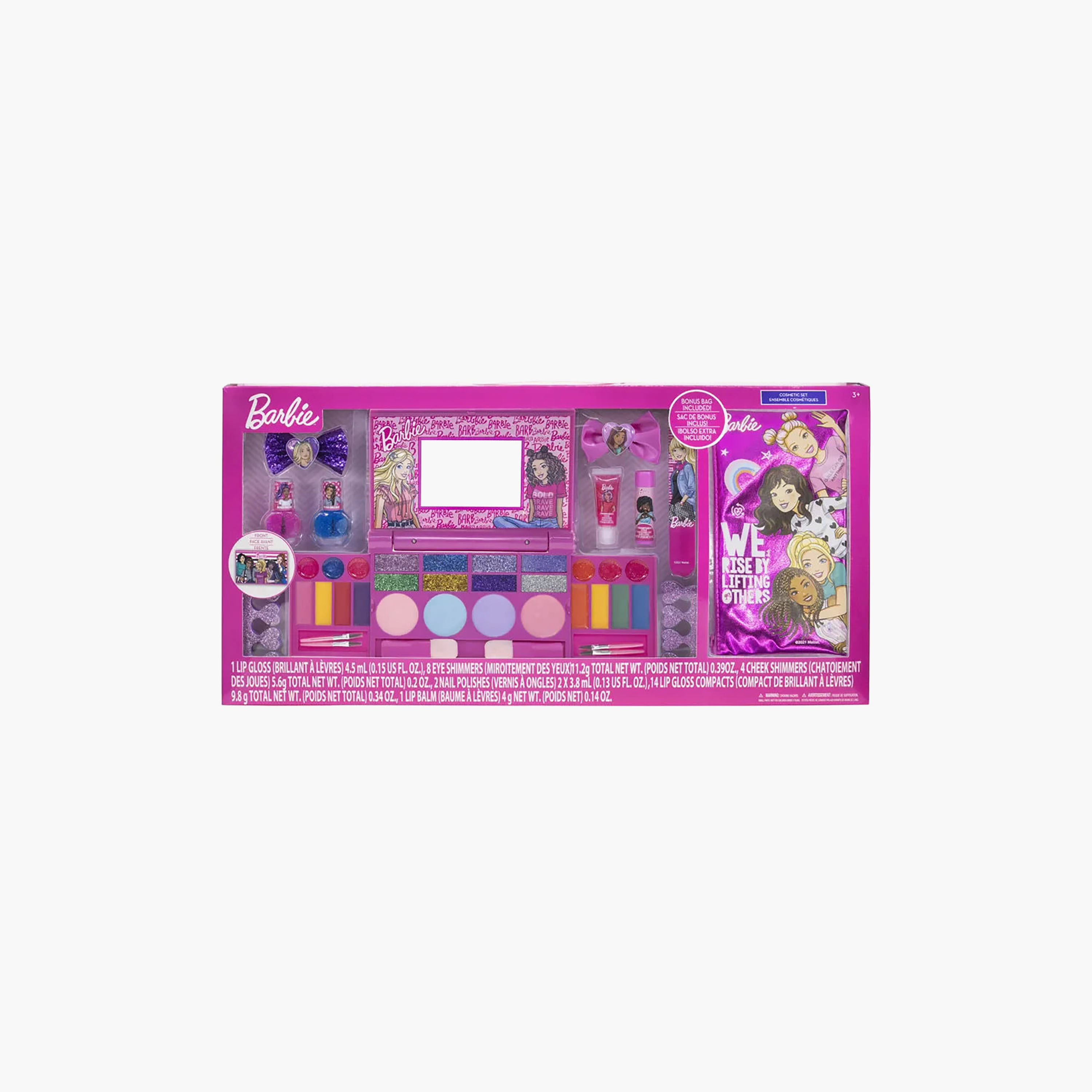 مجموعة ملمع شفاه وإكسسوارات شعر ميجا باربي من تاونلي-toys-roleplay-makeupandcosmeticsets-image-2