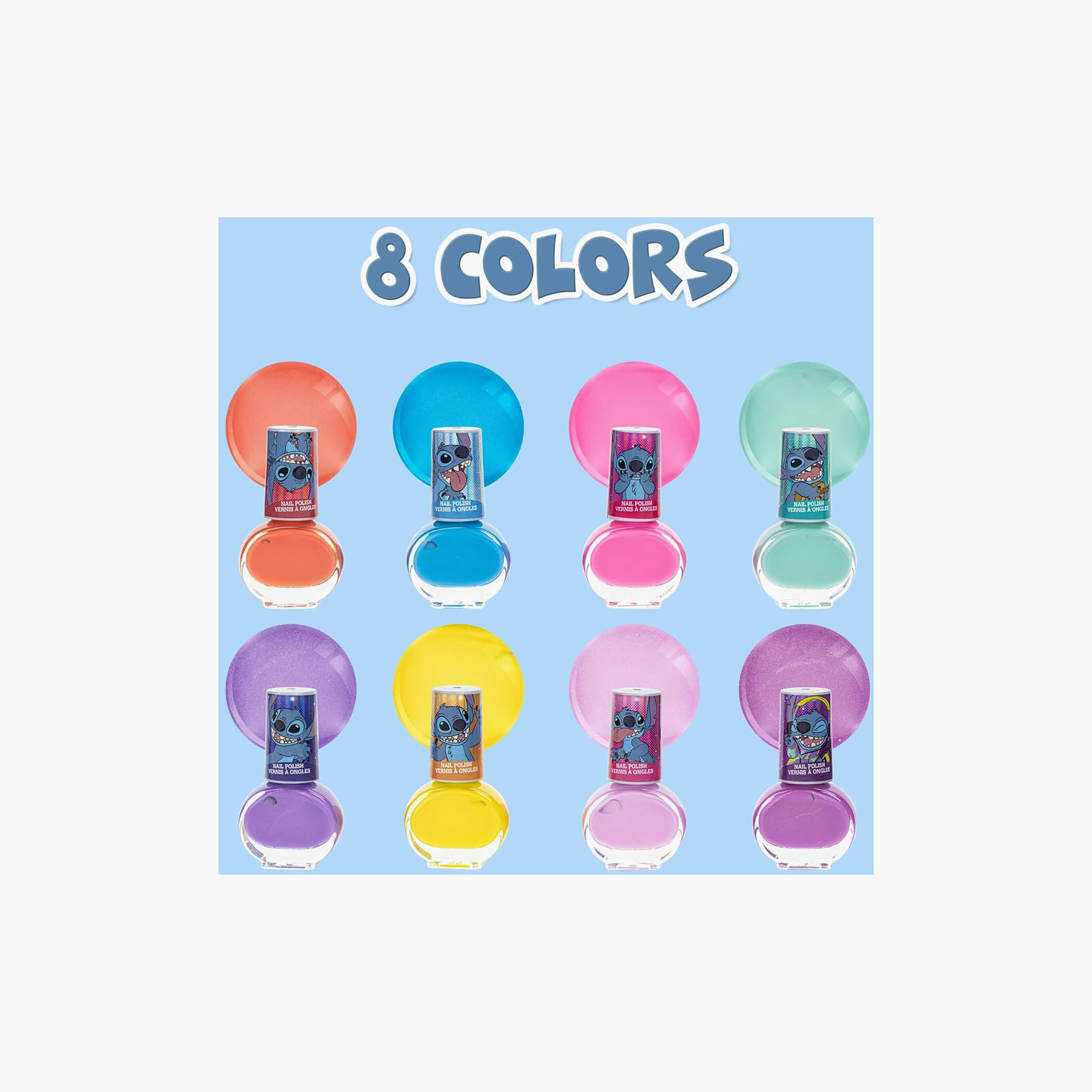 Townley Stitch Print 8-Piece Nail Polish Set-toys-roleplay-makeupandcosmeticsets-image-6