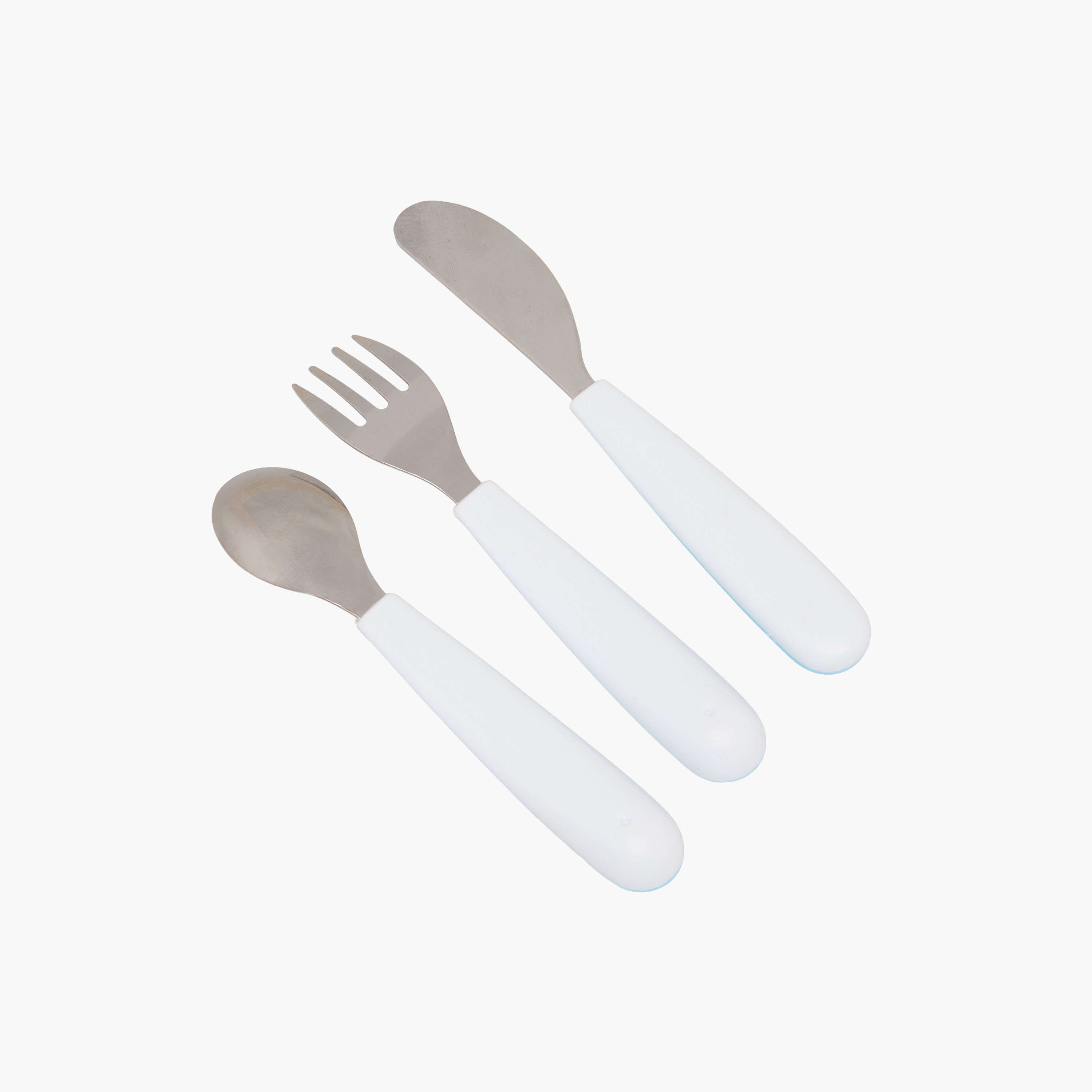 Munchkin Mealtime Set with Spoon, Fork, Knife, Stainless Steel-baby-feeding-mealtimeessentials-image-4
