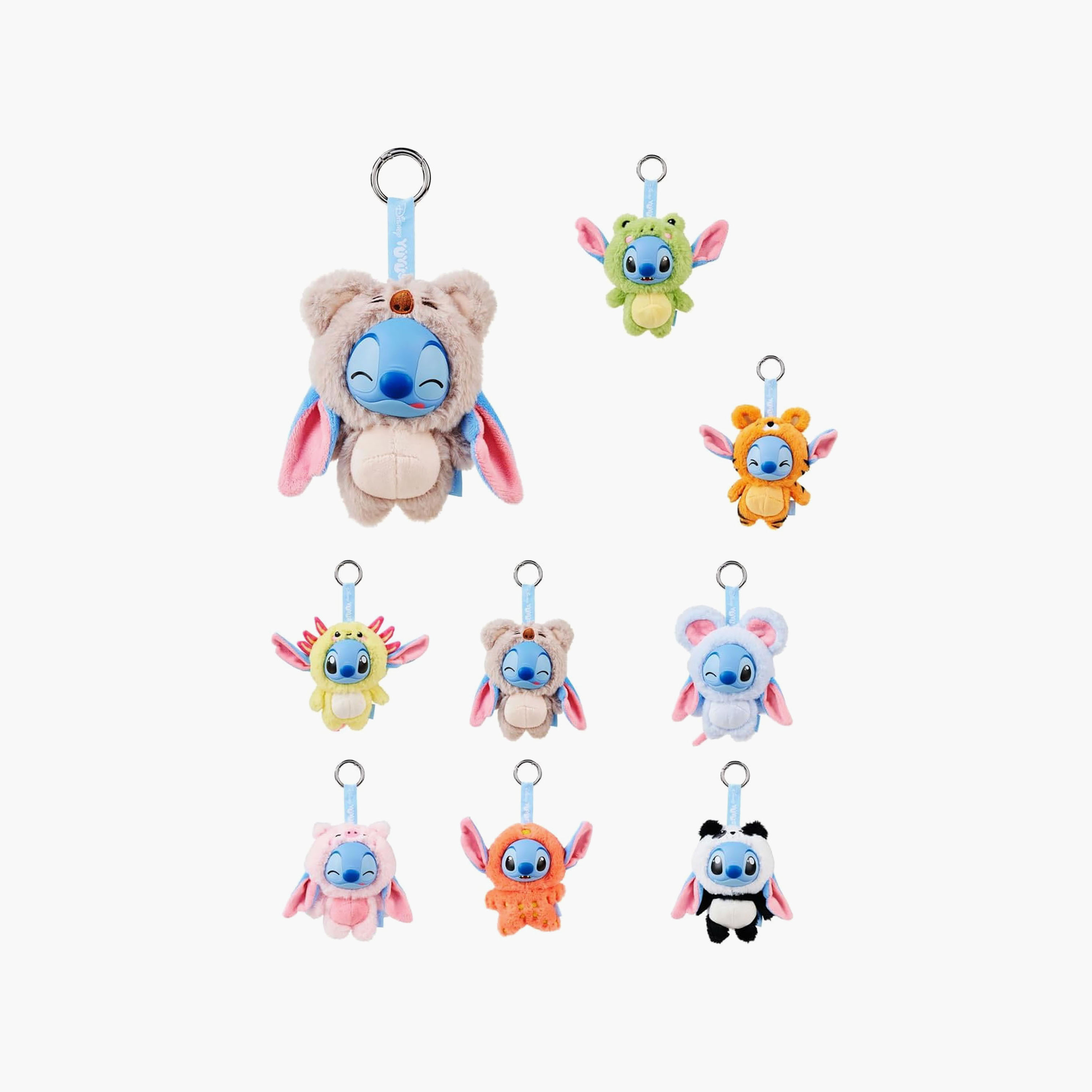 Disney Stitch Assorted Plush Keychain-toys-plushsofttoys-image-1