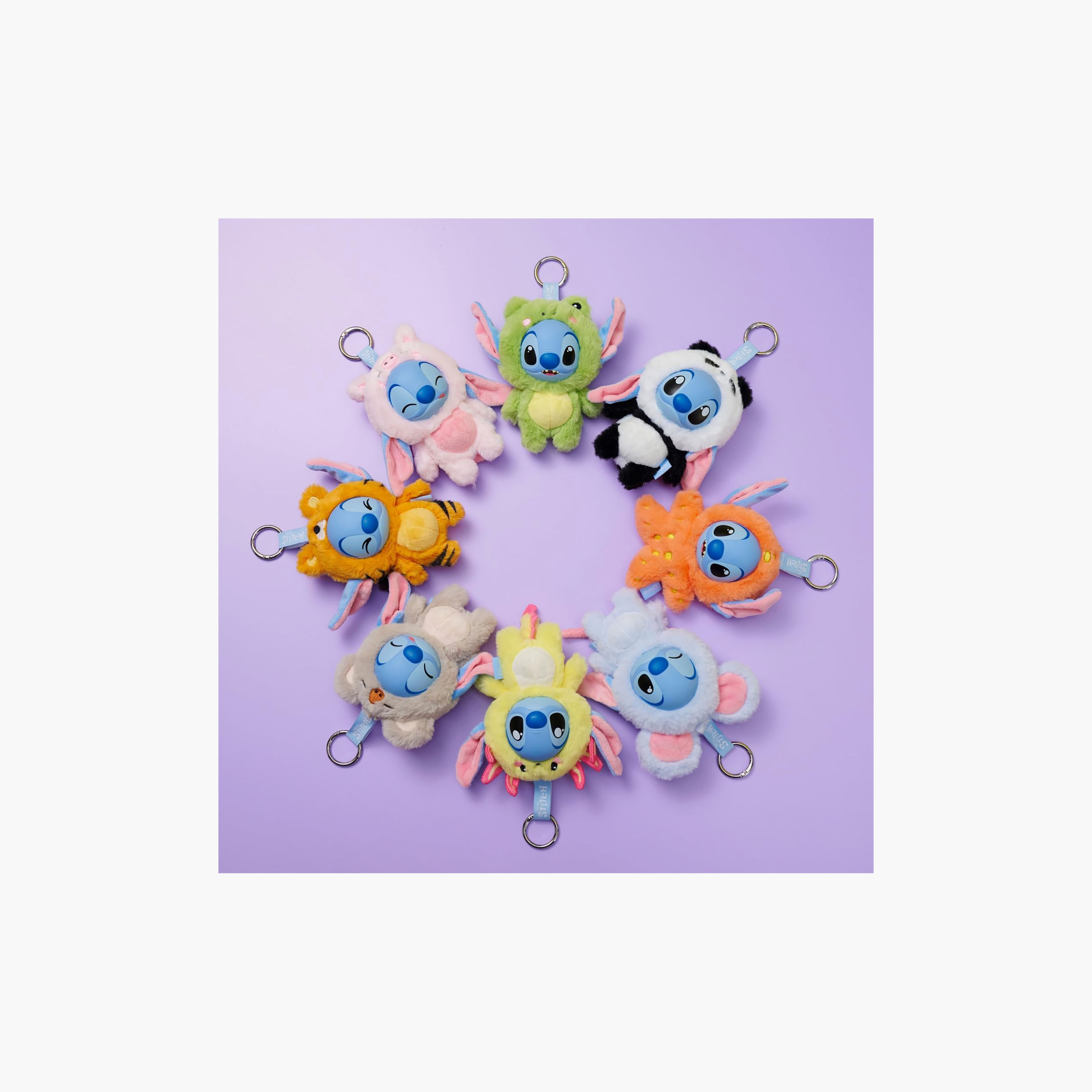 Disney Stitch Assorted Plush Keychain-toys-plushsofttoys-image-3