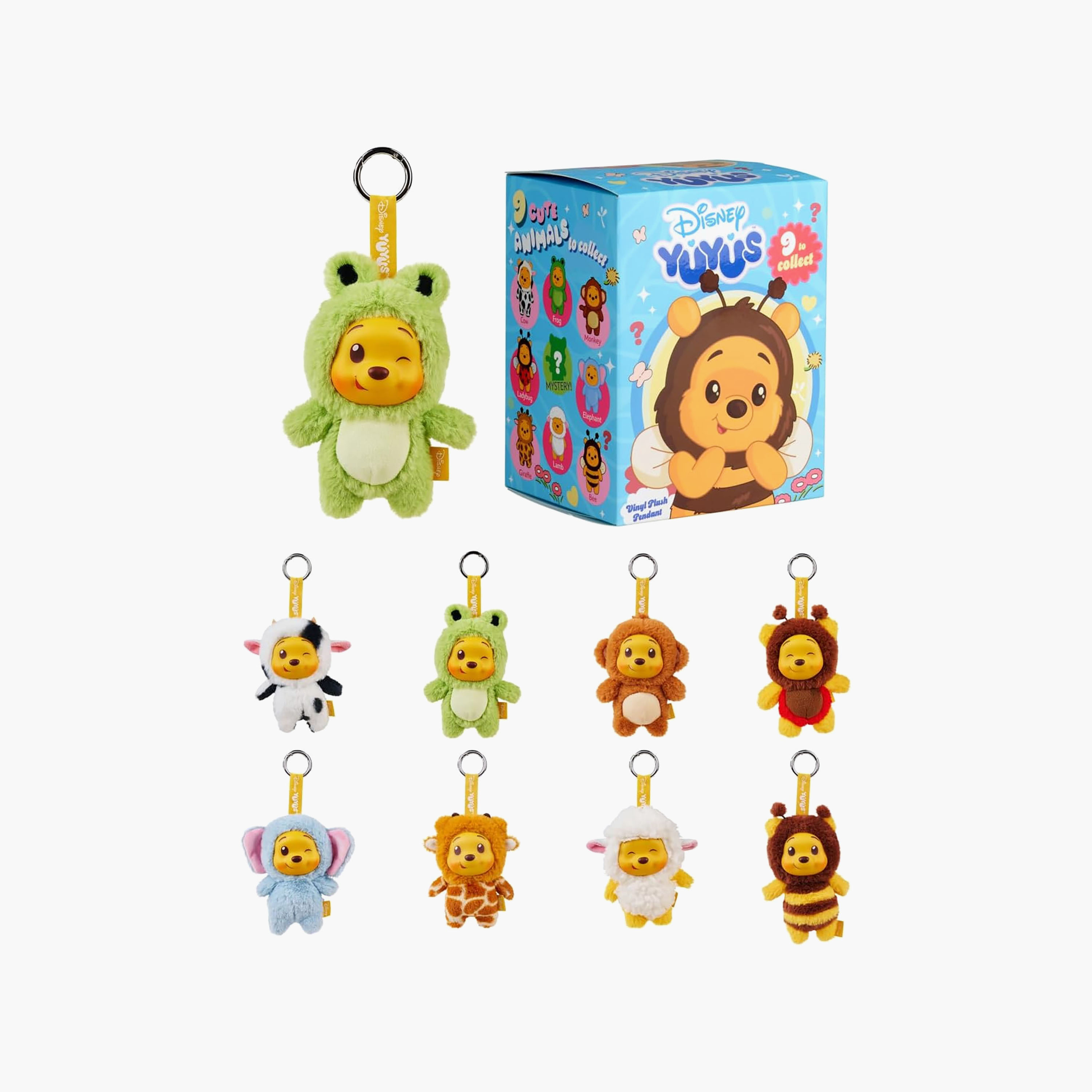 Disney YuYus Assorted Winnie the Pooh Plush Keychain-toys-plushsofttoys-image-9