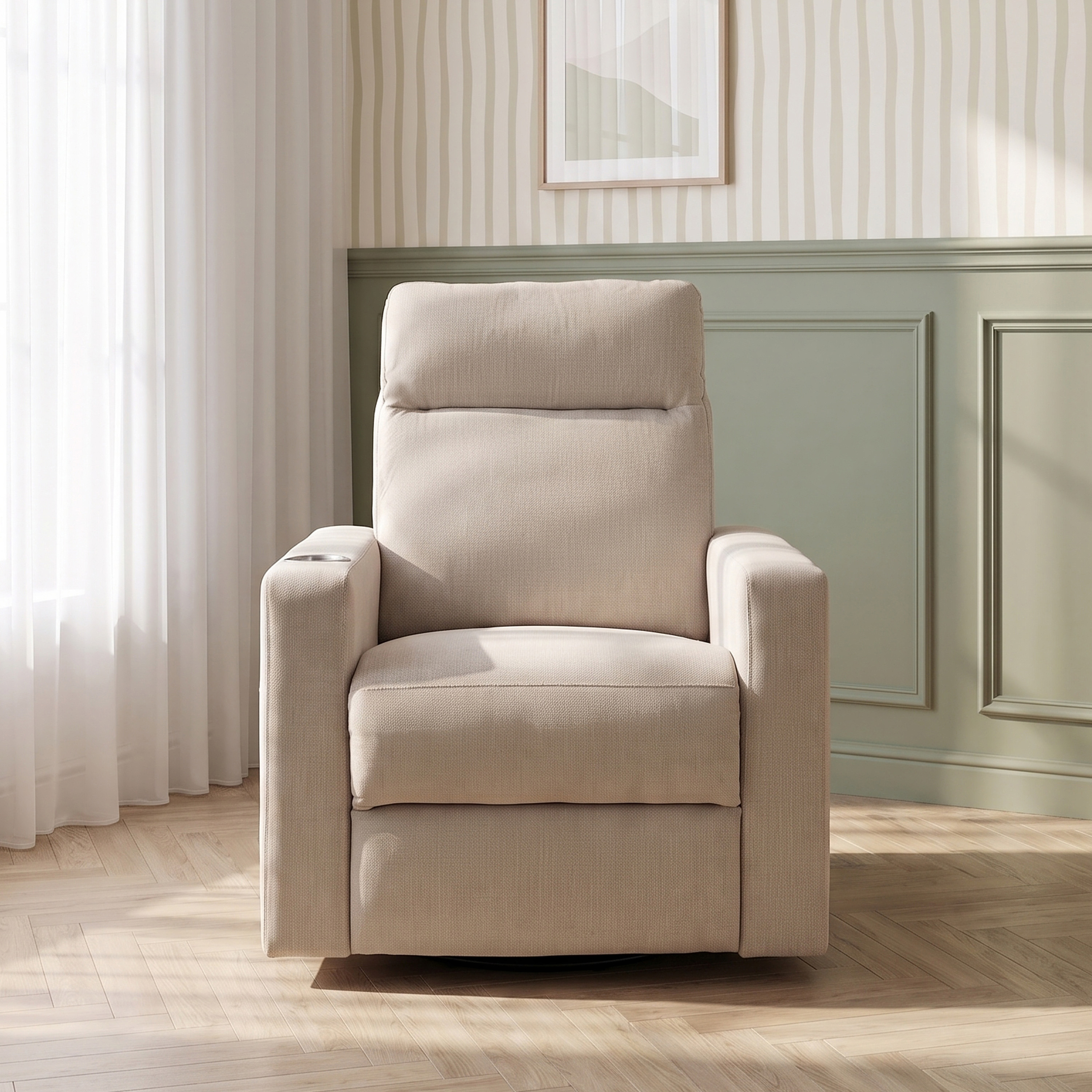 كرسي سيمبسون هزّاز قابل للإمالة مع حامل أكواب من جيجلز-baby-nursery-furniture-rockingchairs-image-2