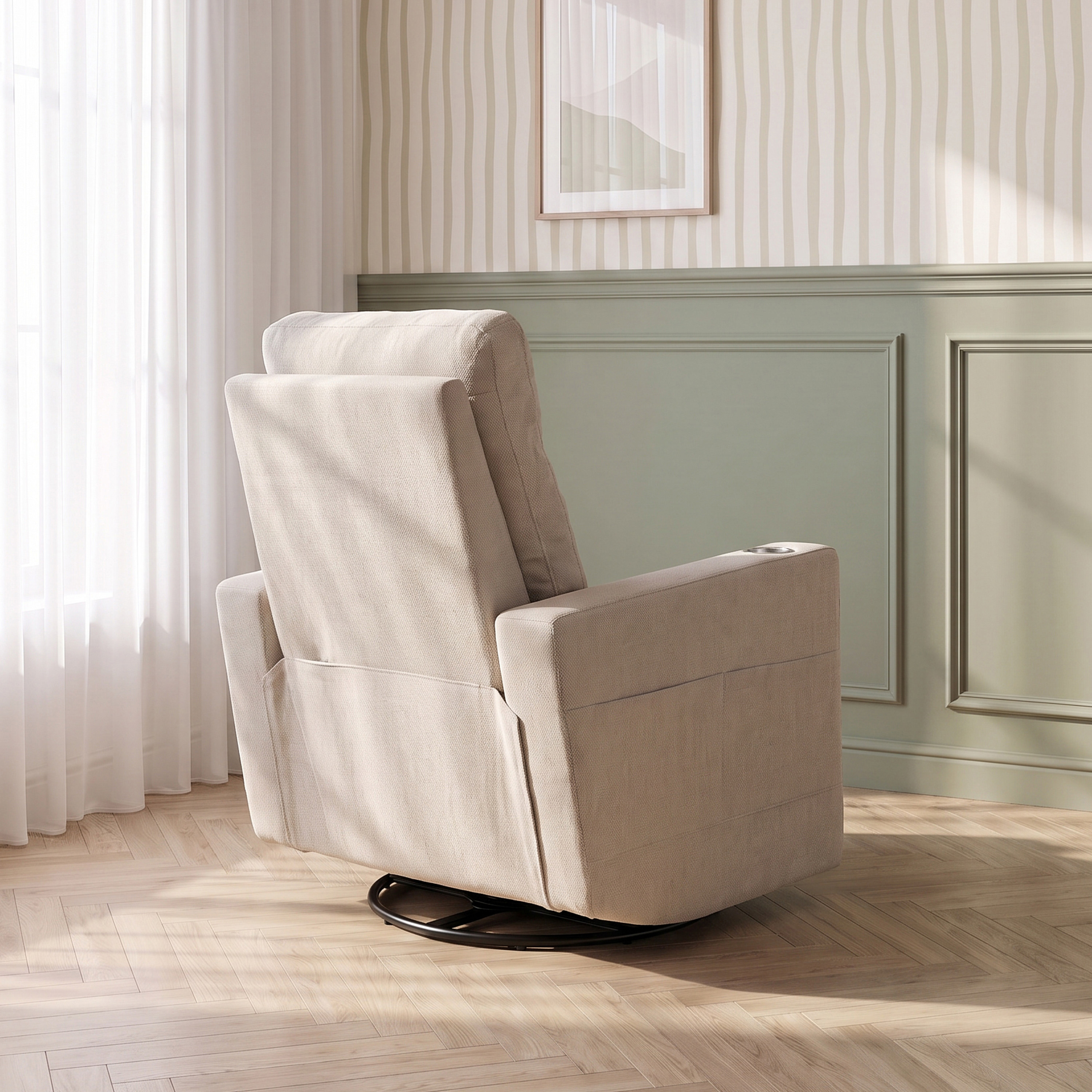 كرسي سيمبسون هزّاز قابل للإمالة مع حامل أكواب من جيجلز-baby-nursery-furniture-rockingchairs-image-4