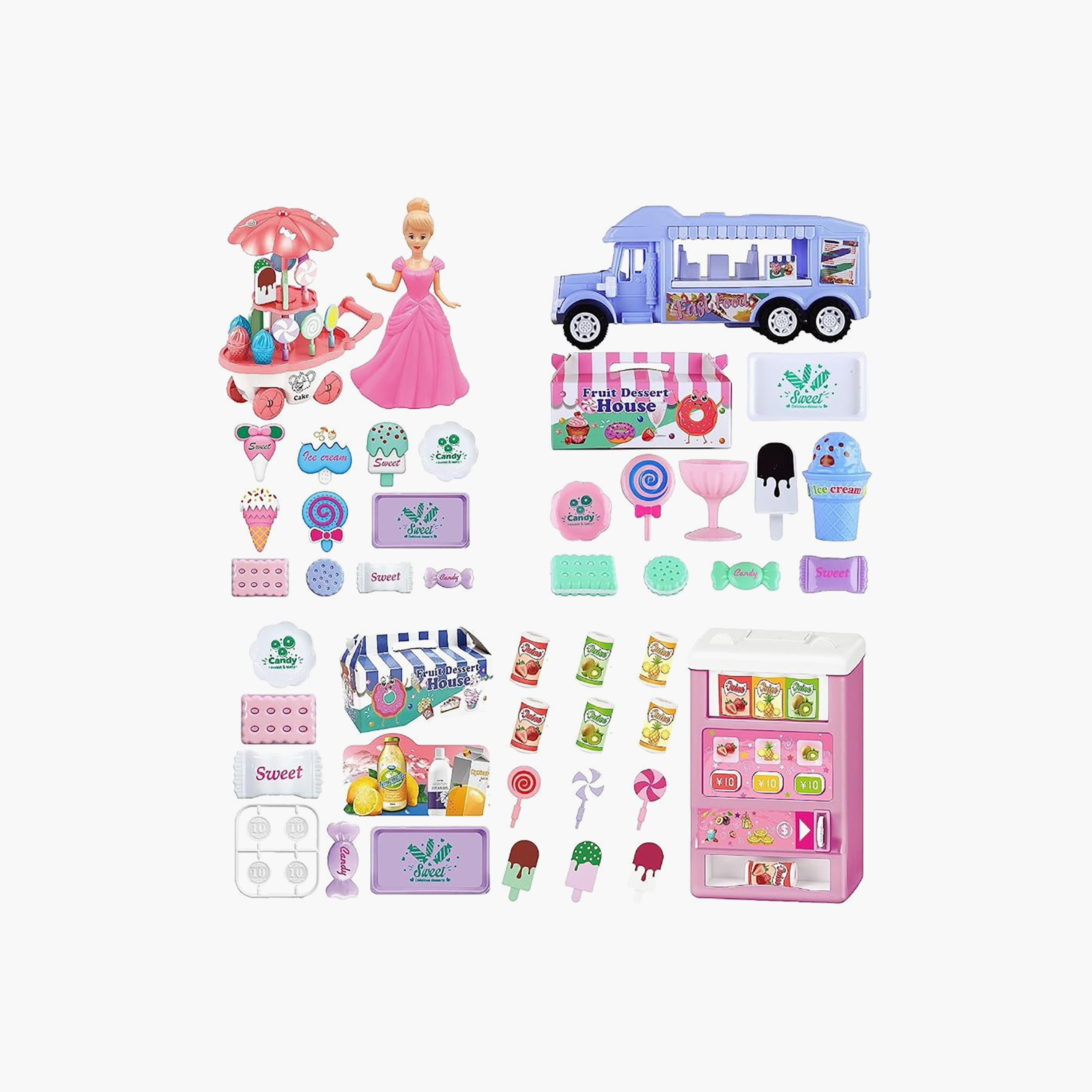 مجموعة ألعاب حلويات سوبرفاليو من جينيريك-toys-roleplay-playfoods-image-4