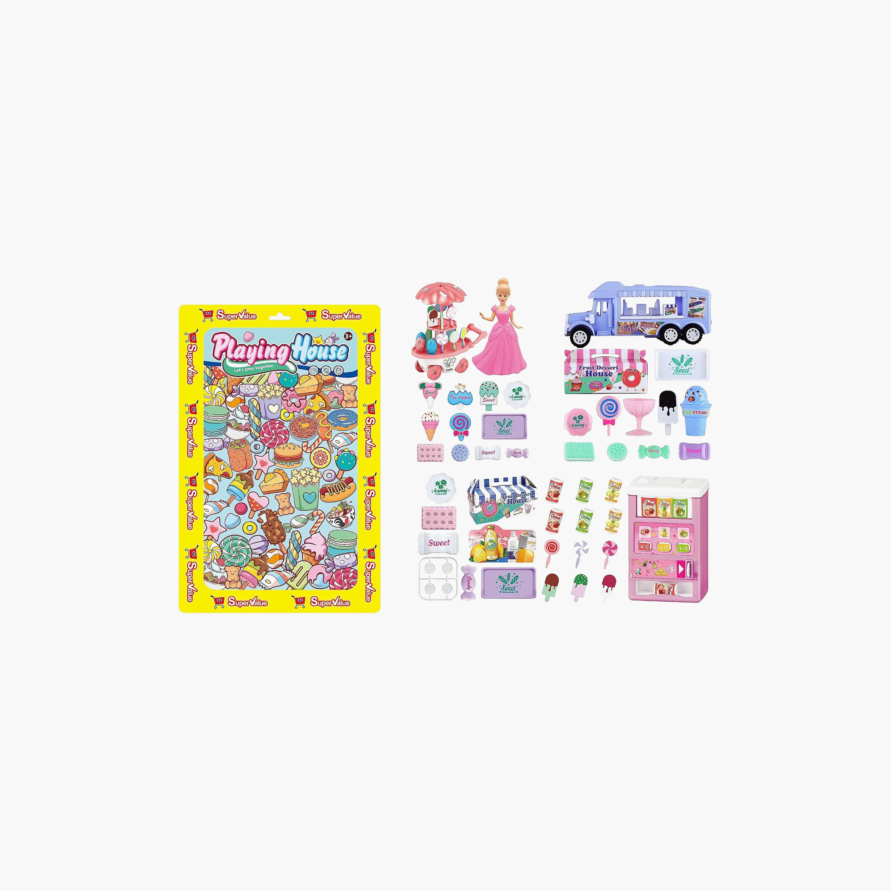 مجموعة ألعاب حلويات سوبرفاليو من جينيريك-toys-roleplay-playfoods-image-5