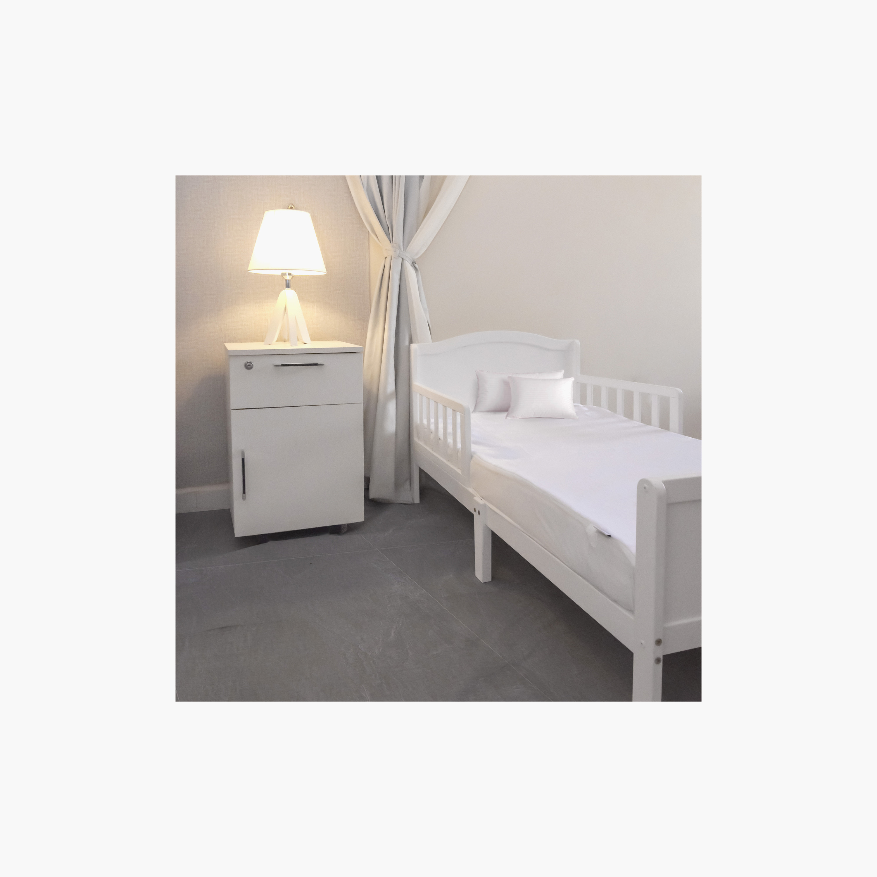Moon Breathable Waterproof Mattress Protector Sheet with Skirt Fit-baby-nursery-mattresses-image-5