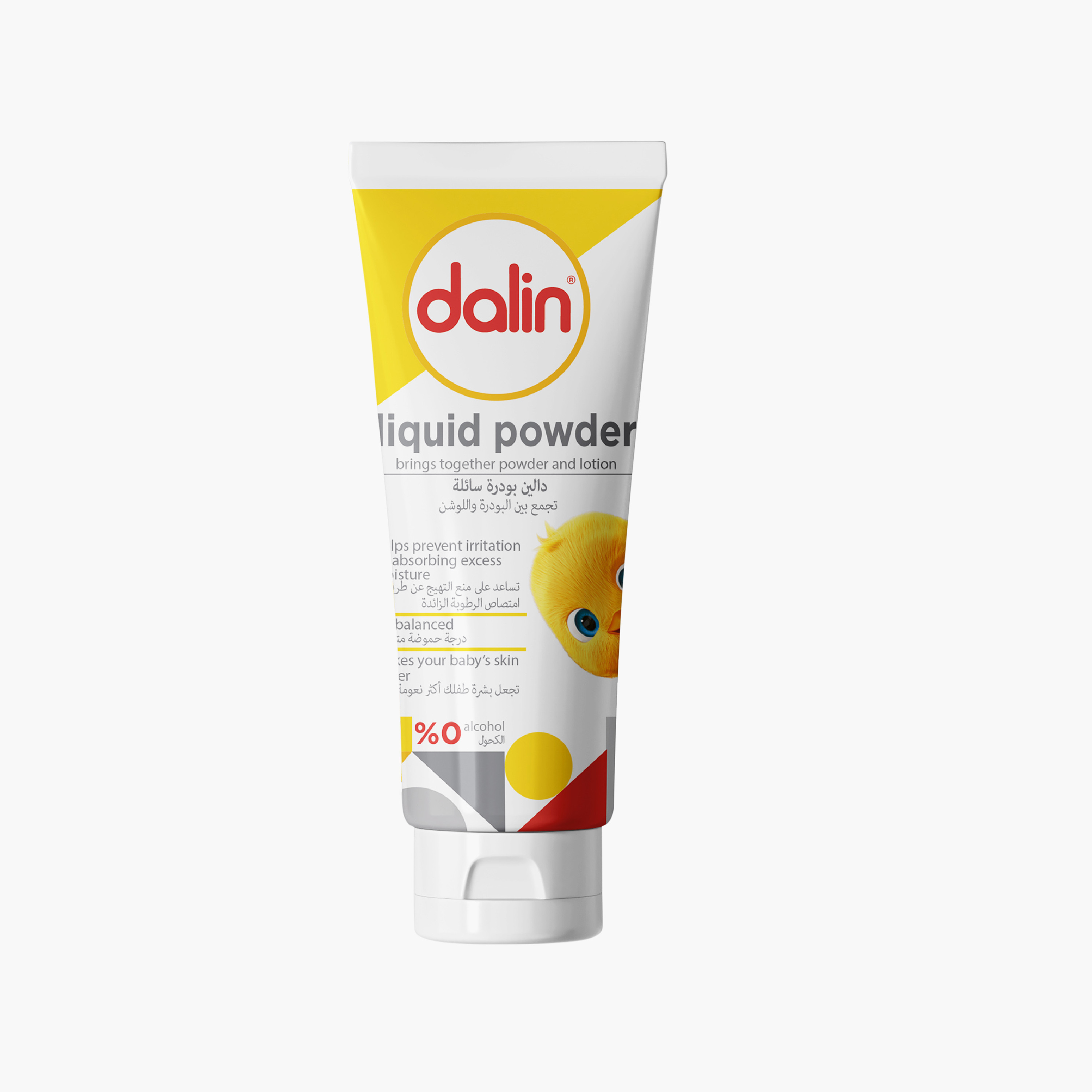 بودرة سائلة من دالين - 100 مل-baby-bathandcare-hairbodyskincare-babypowder-image-1