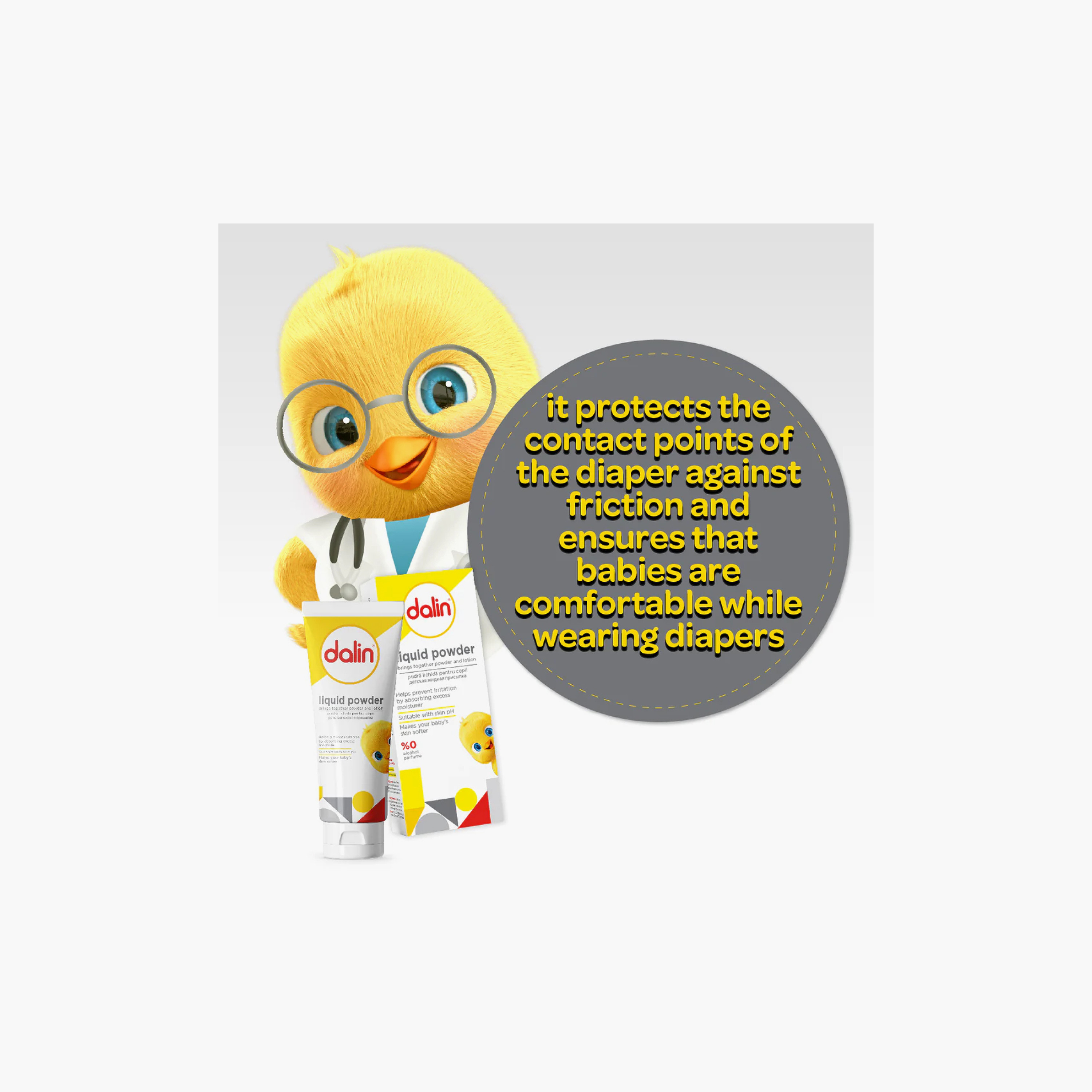 بودرة سائلة من دالين - 100 مل-baby-bathandcare-hairbodyskincare-babypowder-image-5