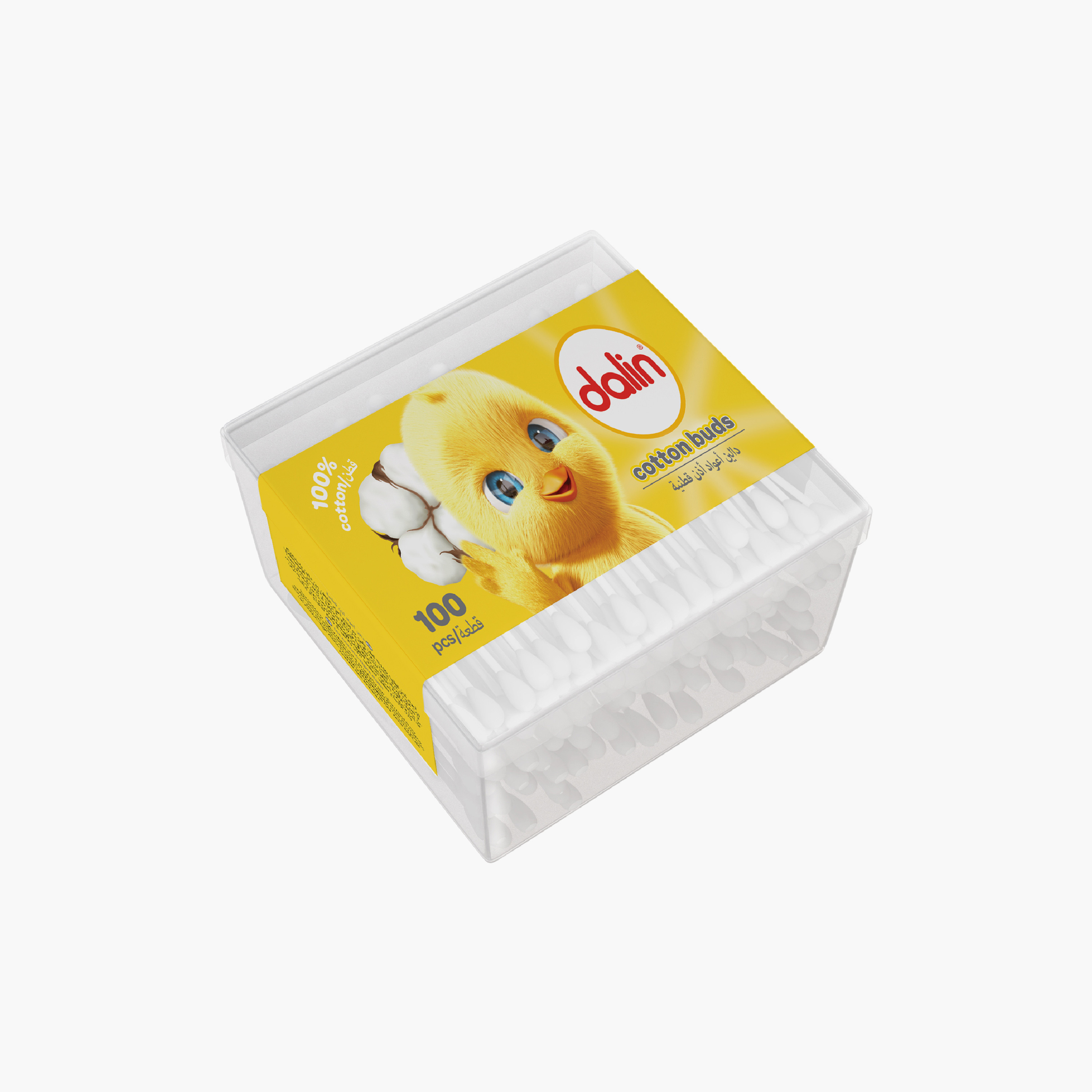 Dalin 100-Piece Cotton Buds-beautyandpersonalcare-babycare-wipesandbuds-image-1