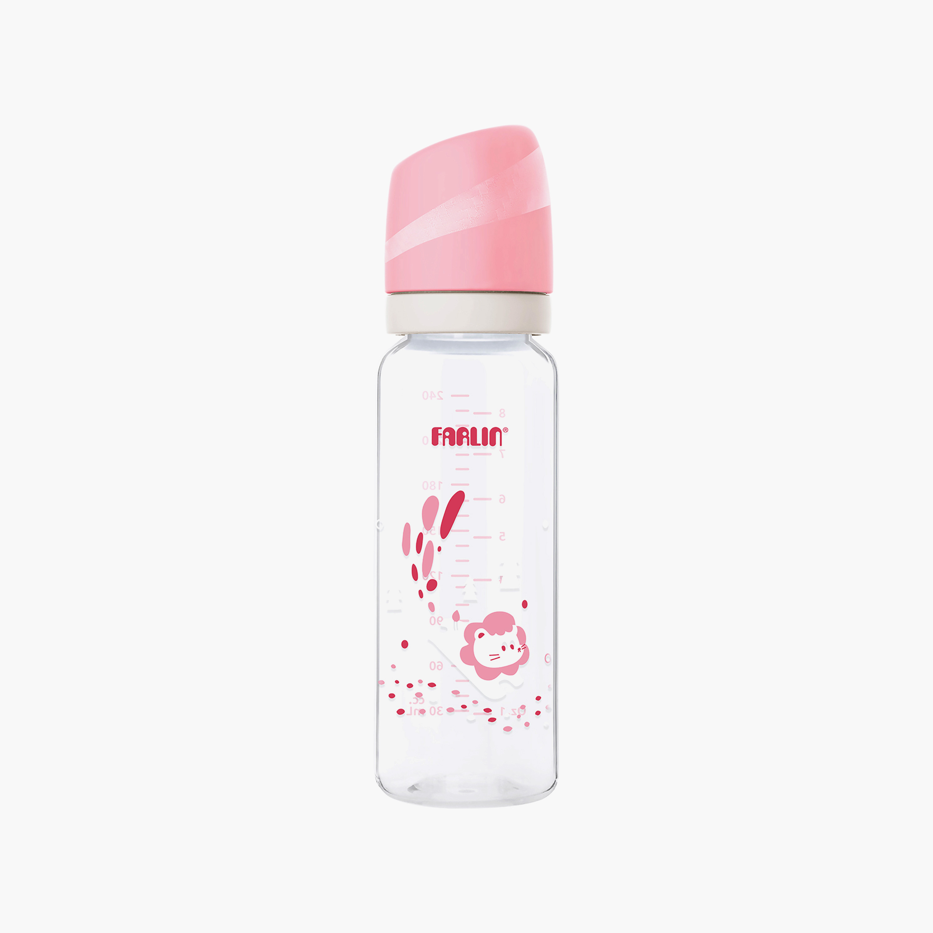 Farlin Standard Neck Feeding Bottle with Teat - 240 ml-baby-feeding-feedingbottles-bottlesandteats-image-1