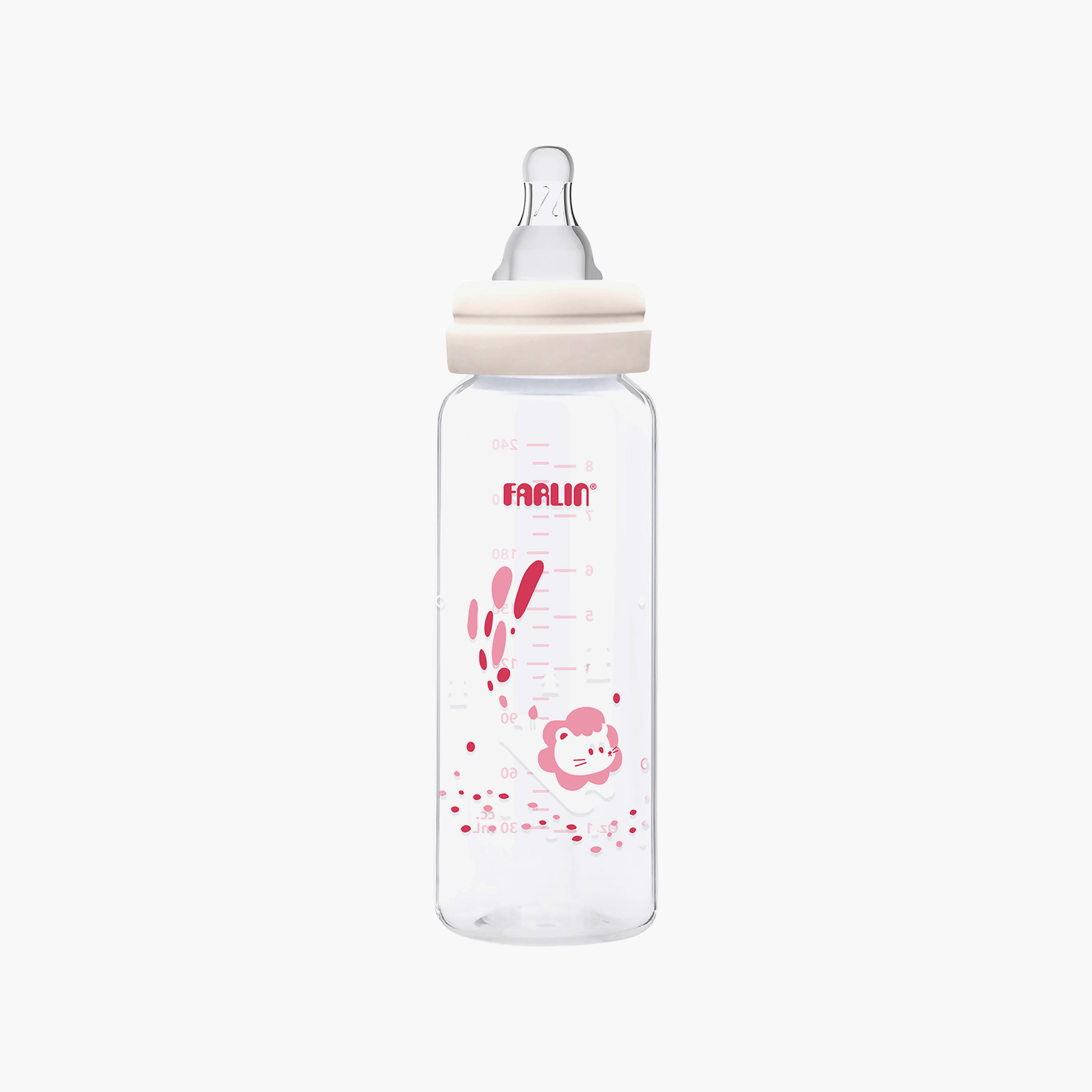 Farlin Standard Neck Feeding Bottle with Teat - 240 ml-baby-feeding-feedingbottles-bottlesandteats-image-2
