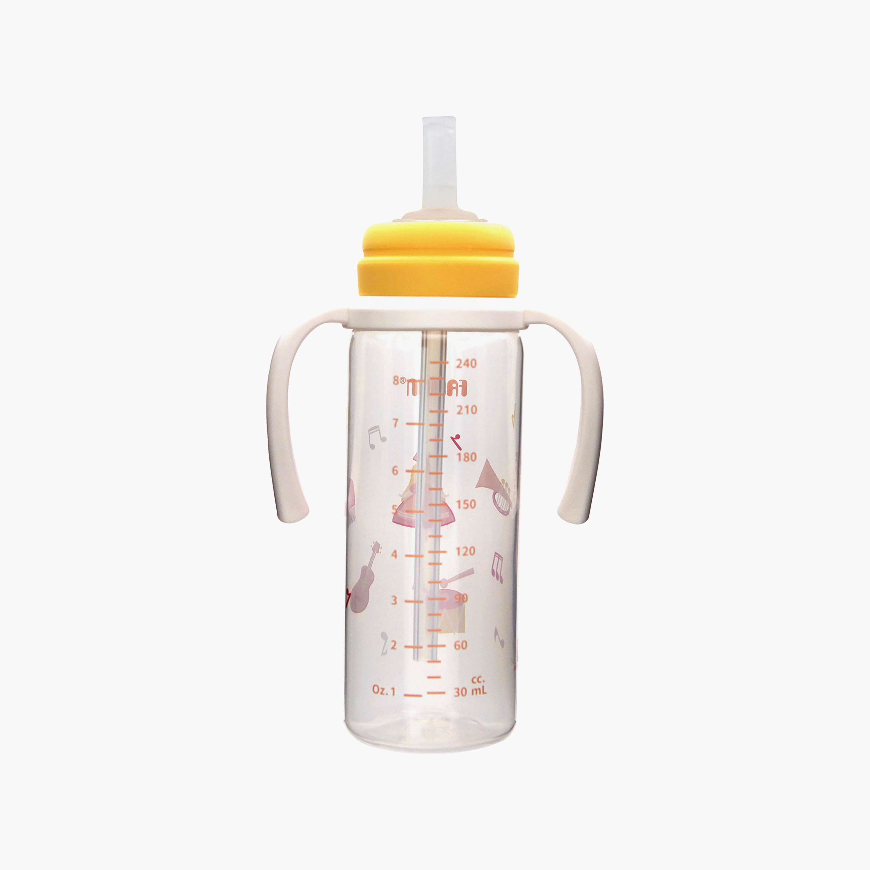 كوب شرب بمصاصة ومقبض من فارلين - 240 مل-baby-feeding-mealtimeessentials-image-1