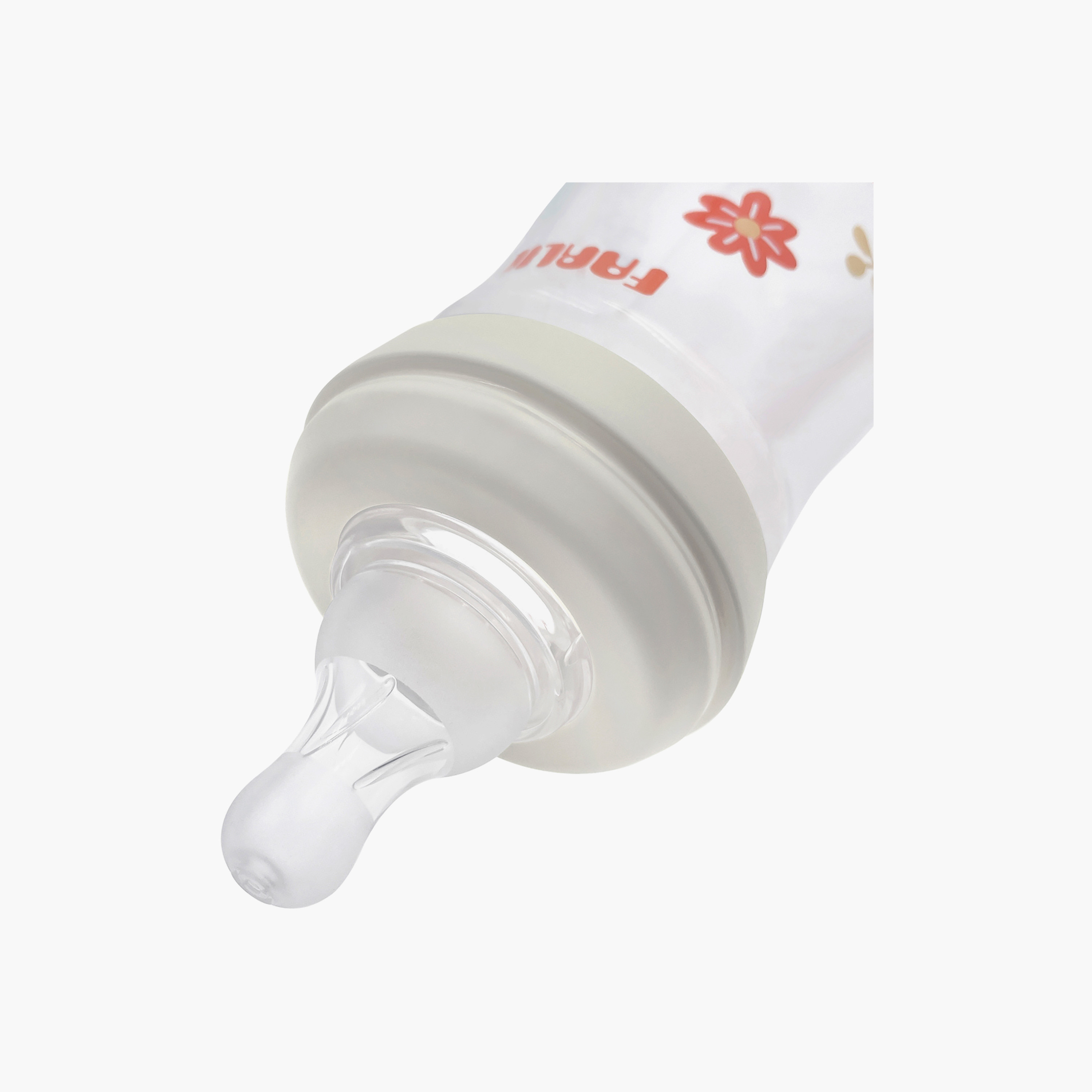 Farlin Wide Neck Feeding Bottle with Teat - 270 ml-baby-feeding-feedingbottles-bottlesandteats-image-3