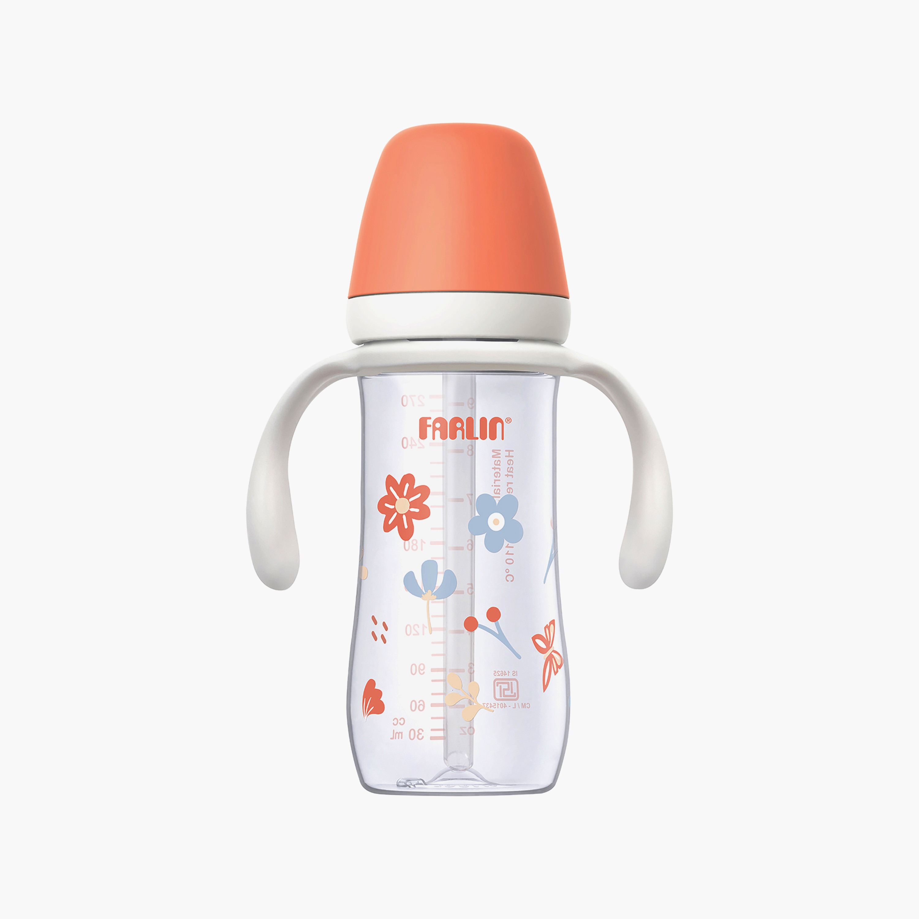 Farlin Wide Neck Drinking Cup With Handle - 270 ml-baby-feeding-mealtimeessentials-image-1