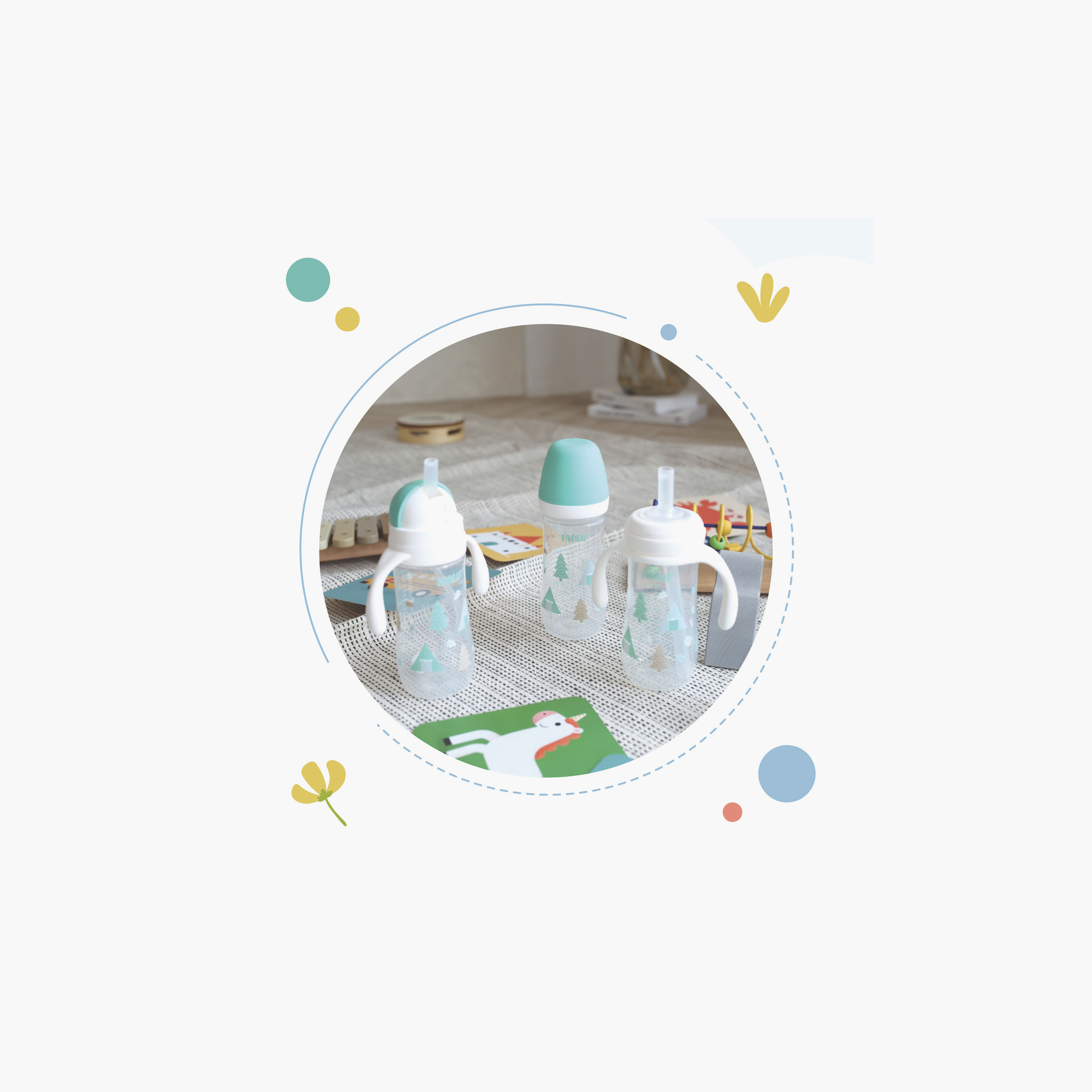 Farlin Wide Neck Drinking Cup With Handle - 270 ml-baby-feeding-mealtimeessentials-image-8