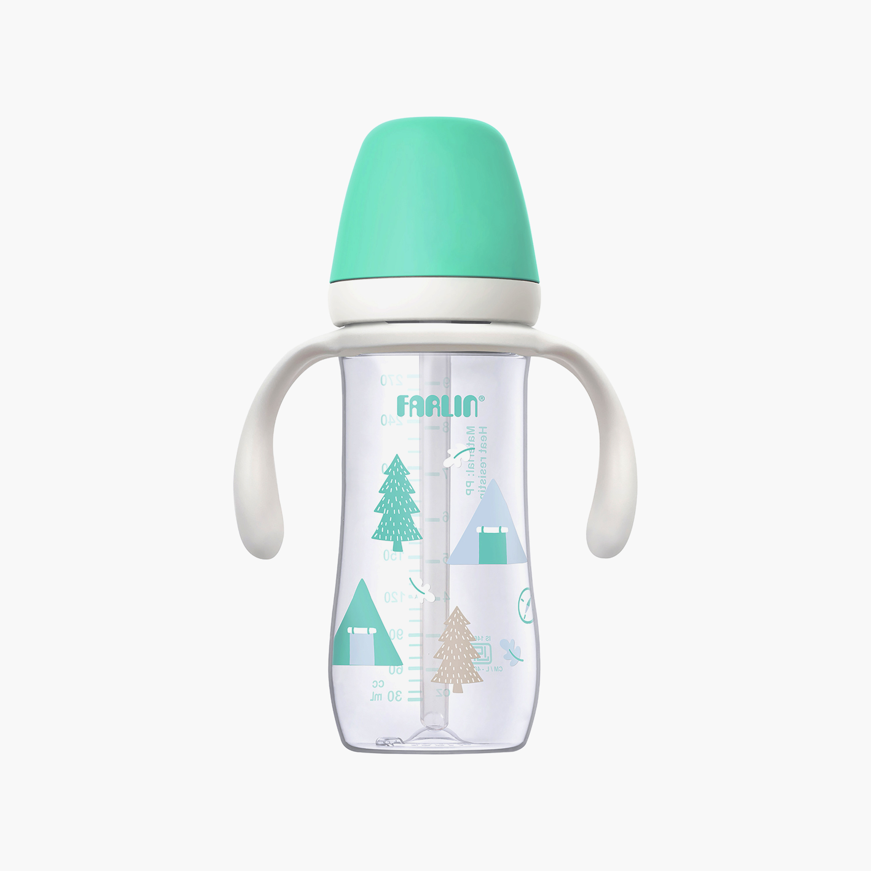 Farlin Wide Neck Drinking Cup With Handle - 270 ml-baby-feeding-mealtimeessentials-image-1