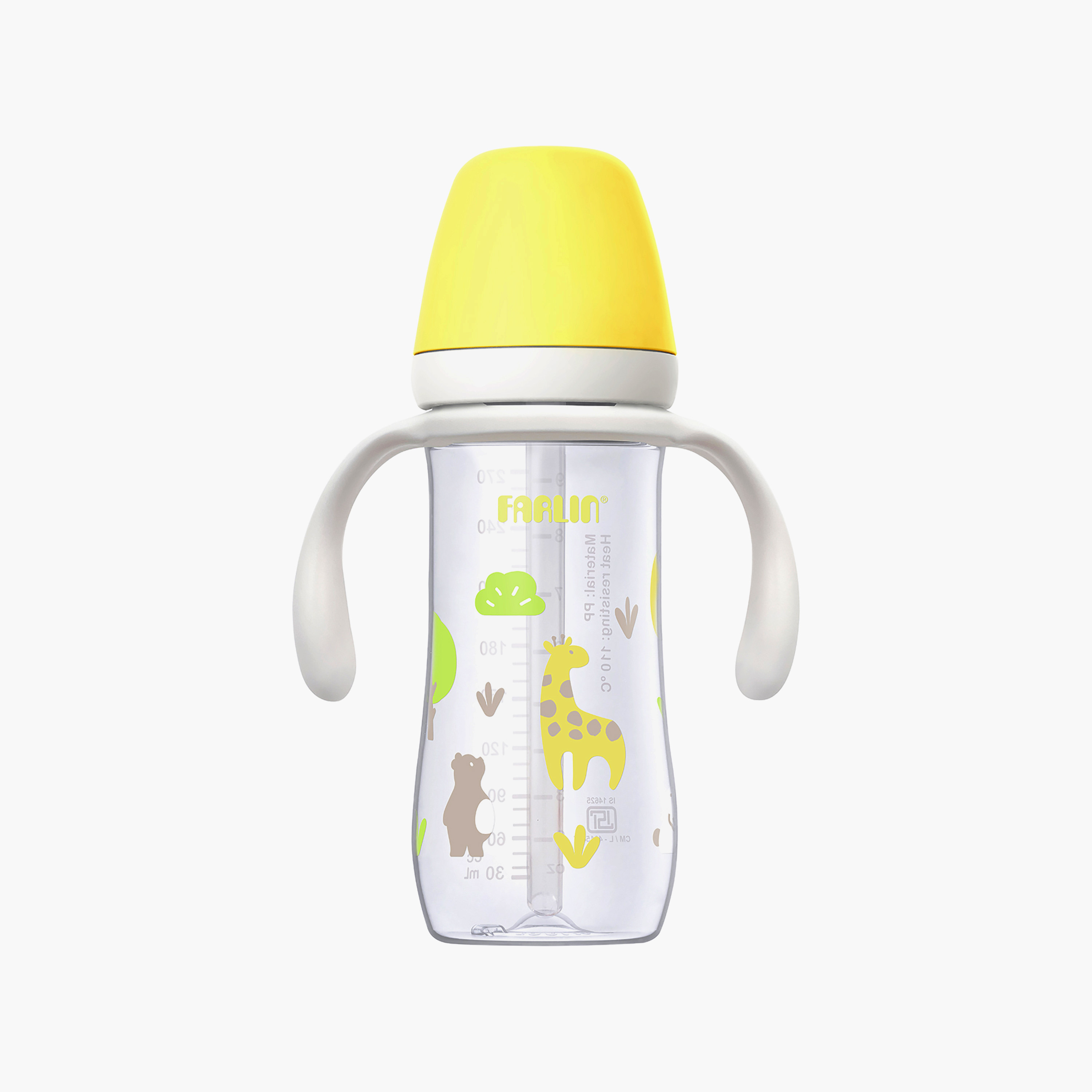 كوب شرب بعنق واسع ومقبض من فارلين - 270 مل-baby-feeding-mealtimeessentials-image-1