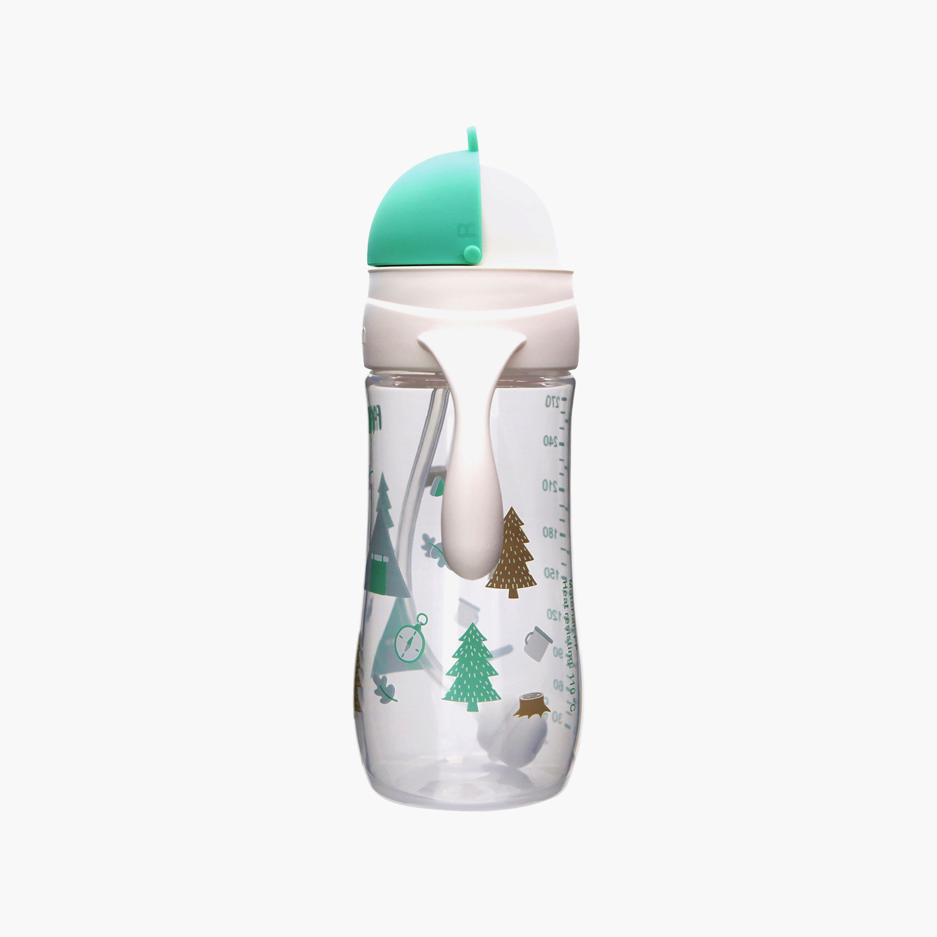 كوب شرب بعنق واسع مع مقبض وغطاء منزلق من فارلين - 270 مل-baby-feeding-mealtimeessentials-image-3