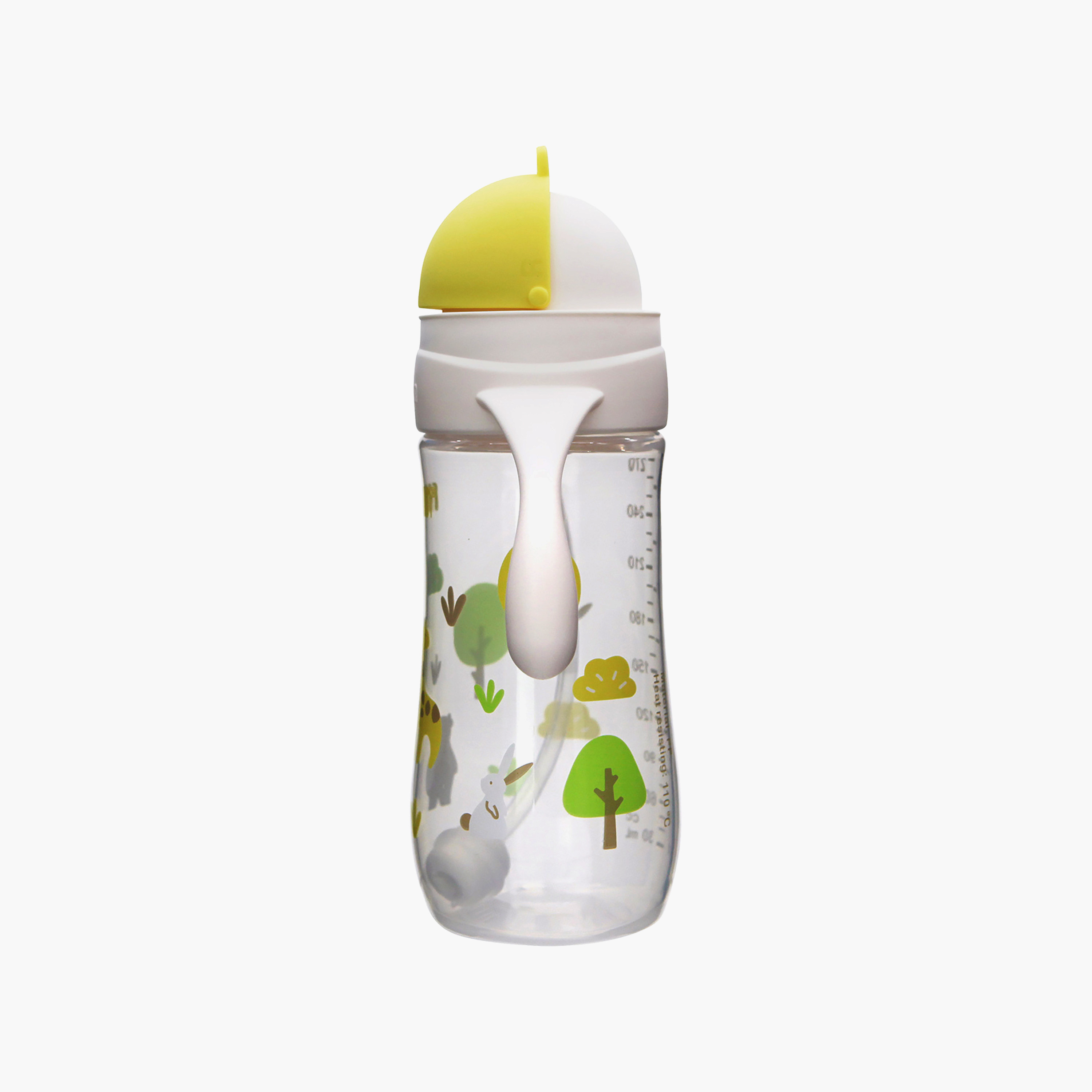 Farlin Wide Neck Drinking Cup With Handle & Sliding Lid - 270 ml-baby-feeding-mealtimeessentials-image-3