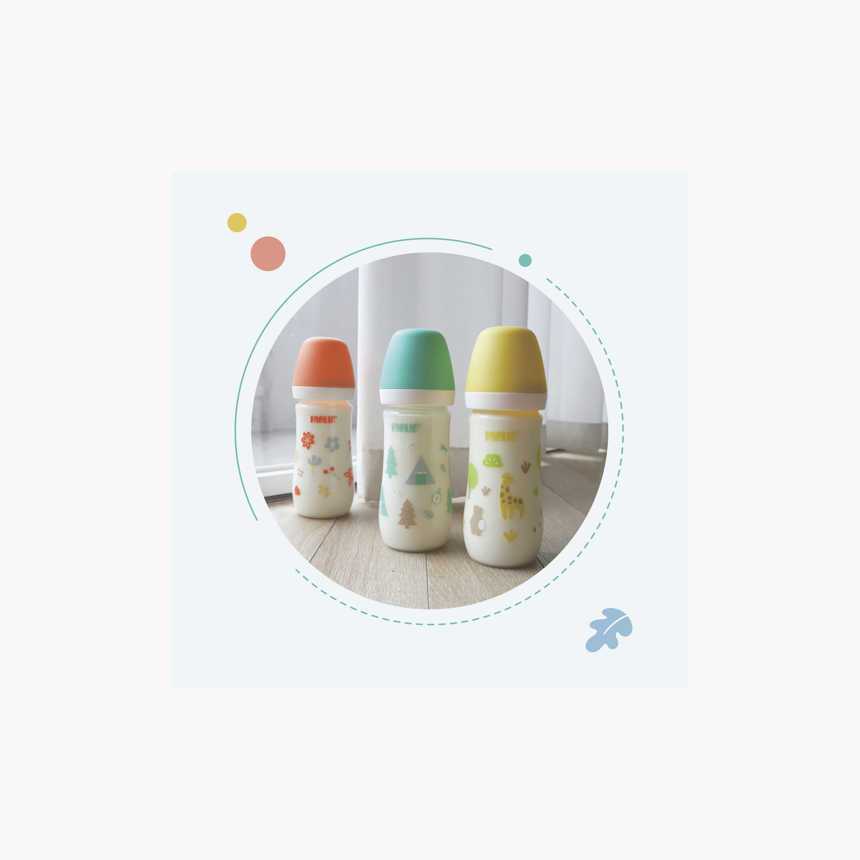 Farlin Wide Neck Feeding Bottle with Teat - 270 ml-baby-feeding-feedingbottles-bottlesandteats-image-8