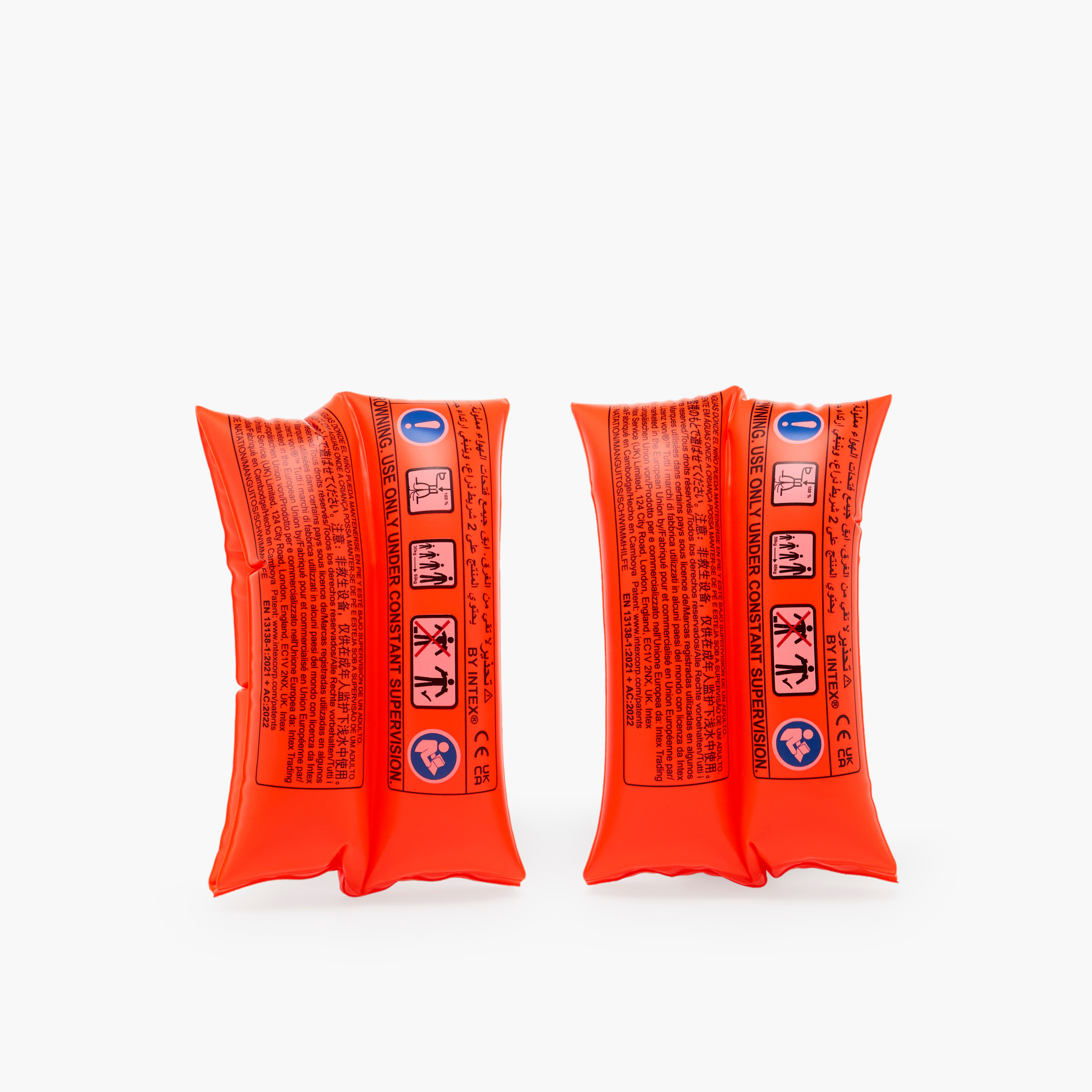 Pack of 2 Intex Boys Inflatable Swim Trainer Arm Bands-boys-clothing-swimwear-image-1