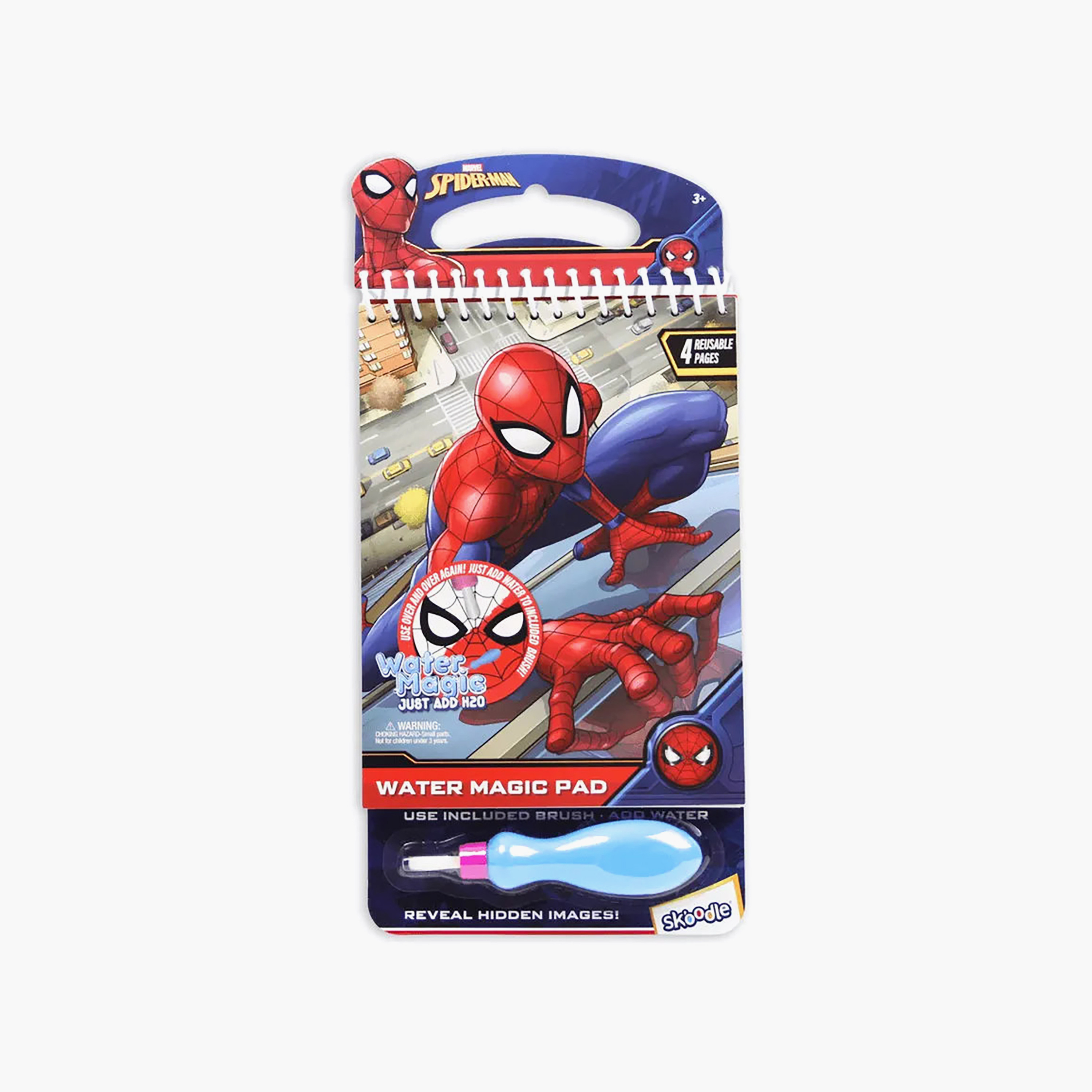 Spider-Man Water Magic Pad with Reusable Brush-school-artsandcrafts-image-1