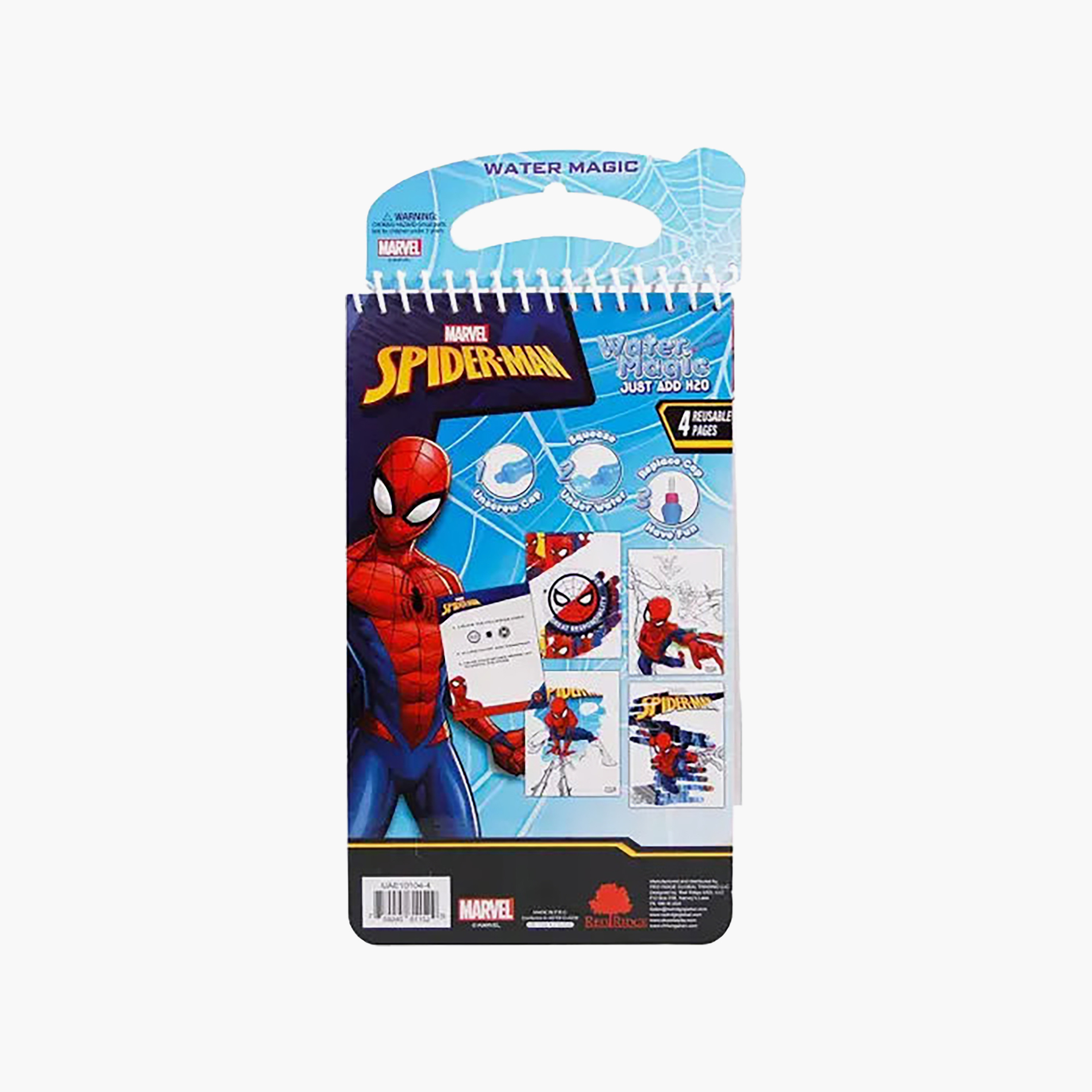 Spider-Man Water Magic Pad with Reusable Brush-school-artsandcrafts-image-2