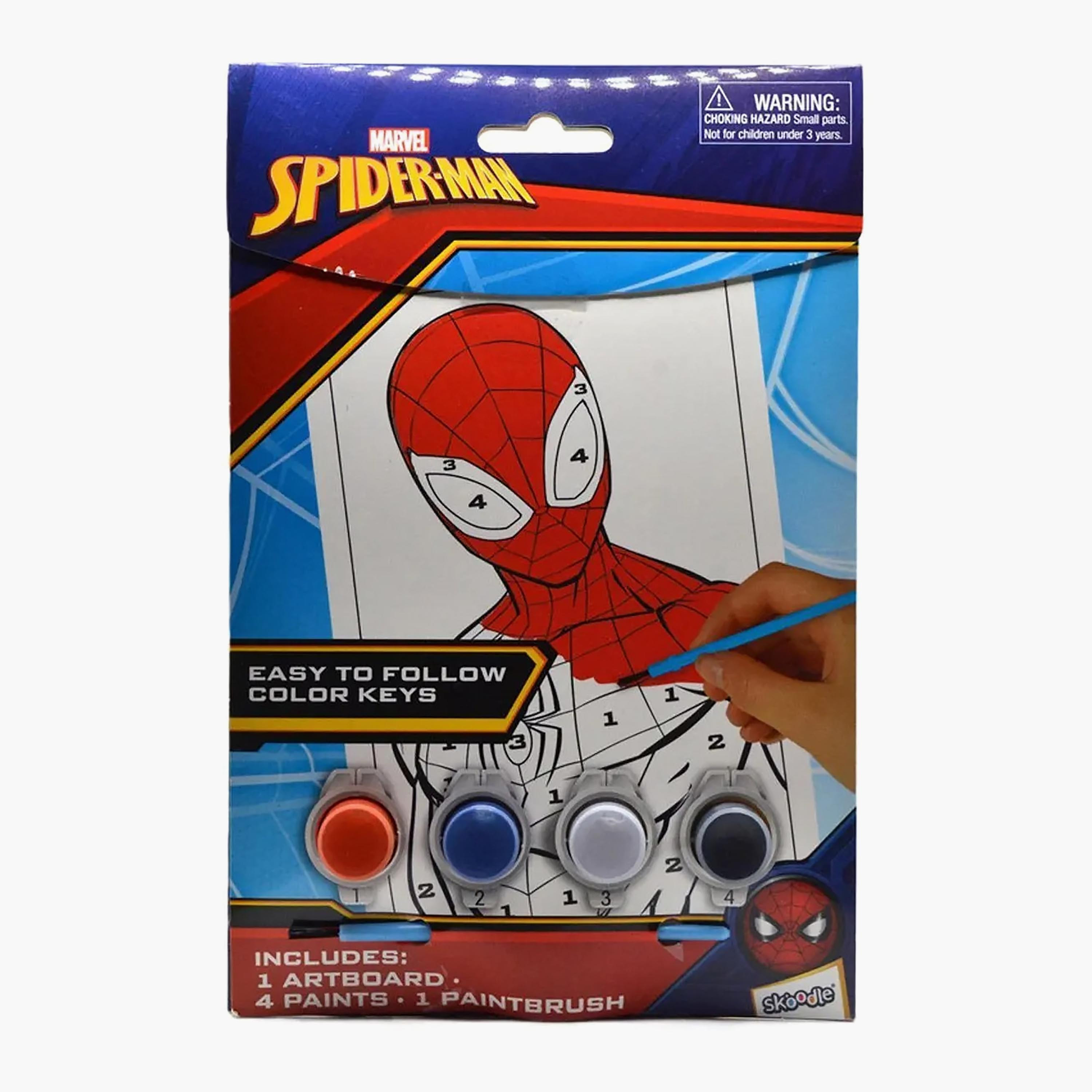 Spider-Man Artboard with Paint and Paint Brush-school-artsandcrafts-image-5